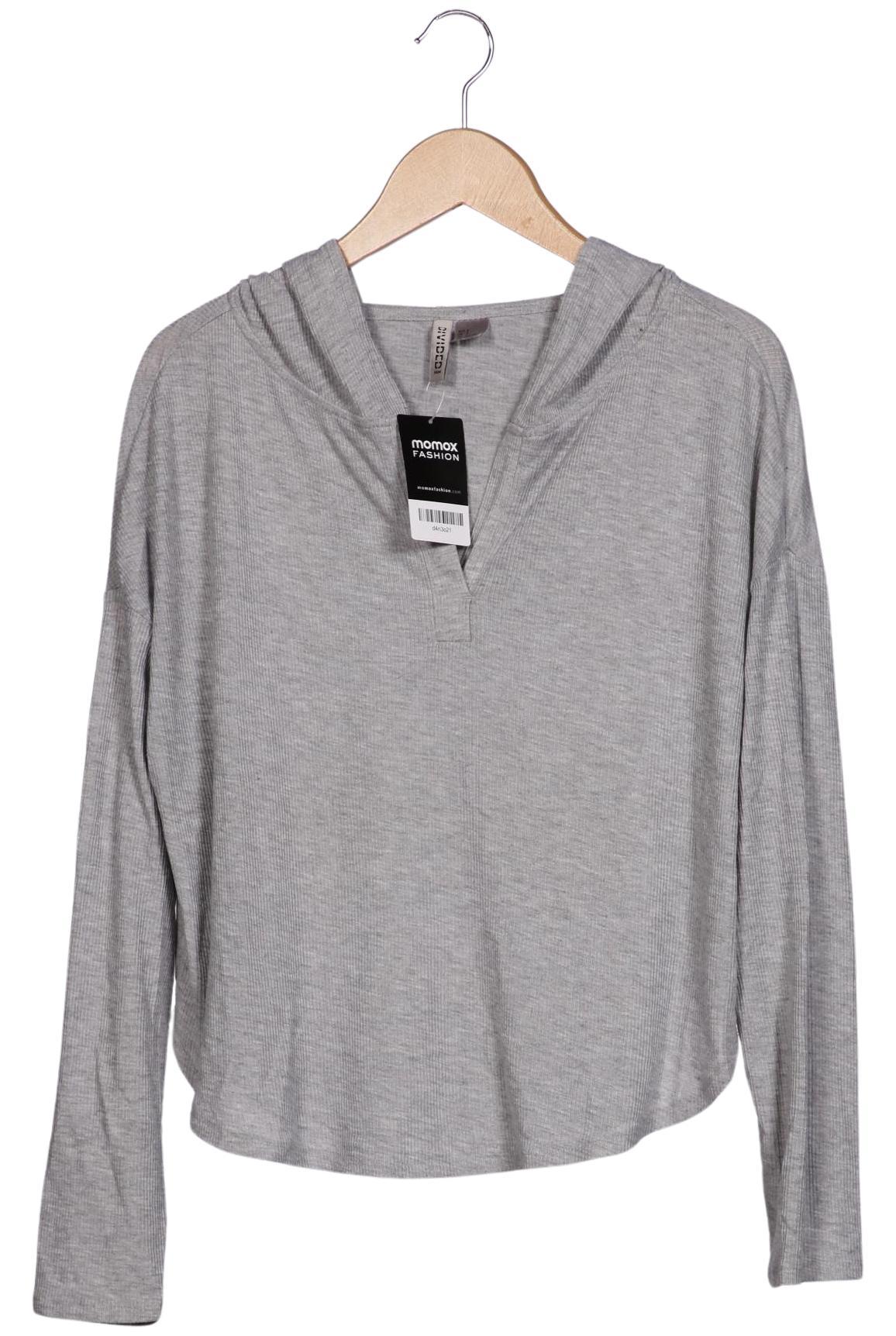 

H&M Damen Kapuzenpullover, grau, Gr. 36