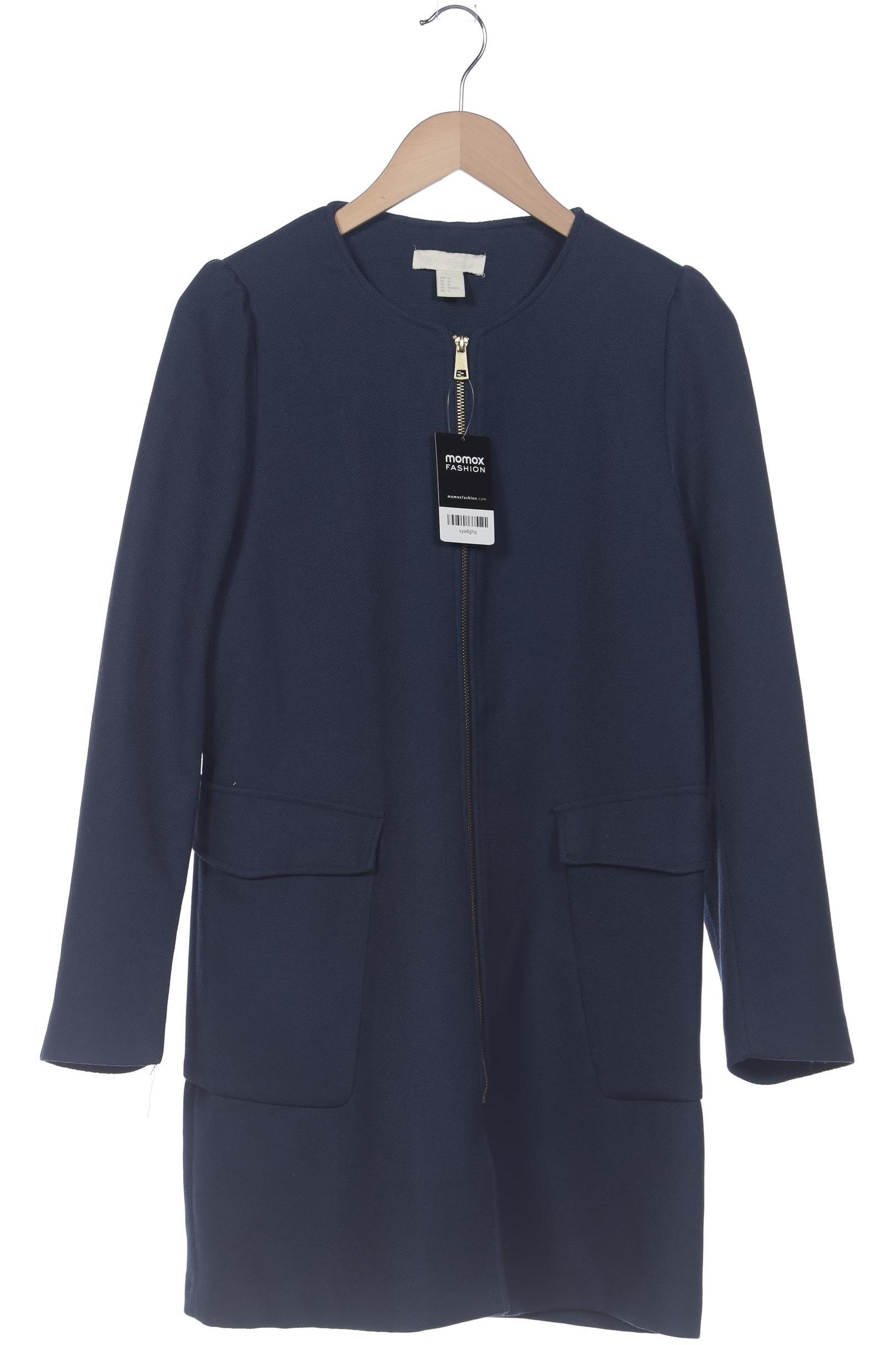 

H&M Damen Mantel, marineblau, Gr. 44
