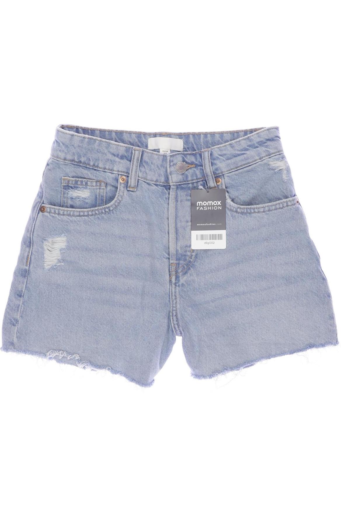 

H&M Damen Shorts, blau, Gr. 34