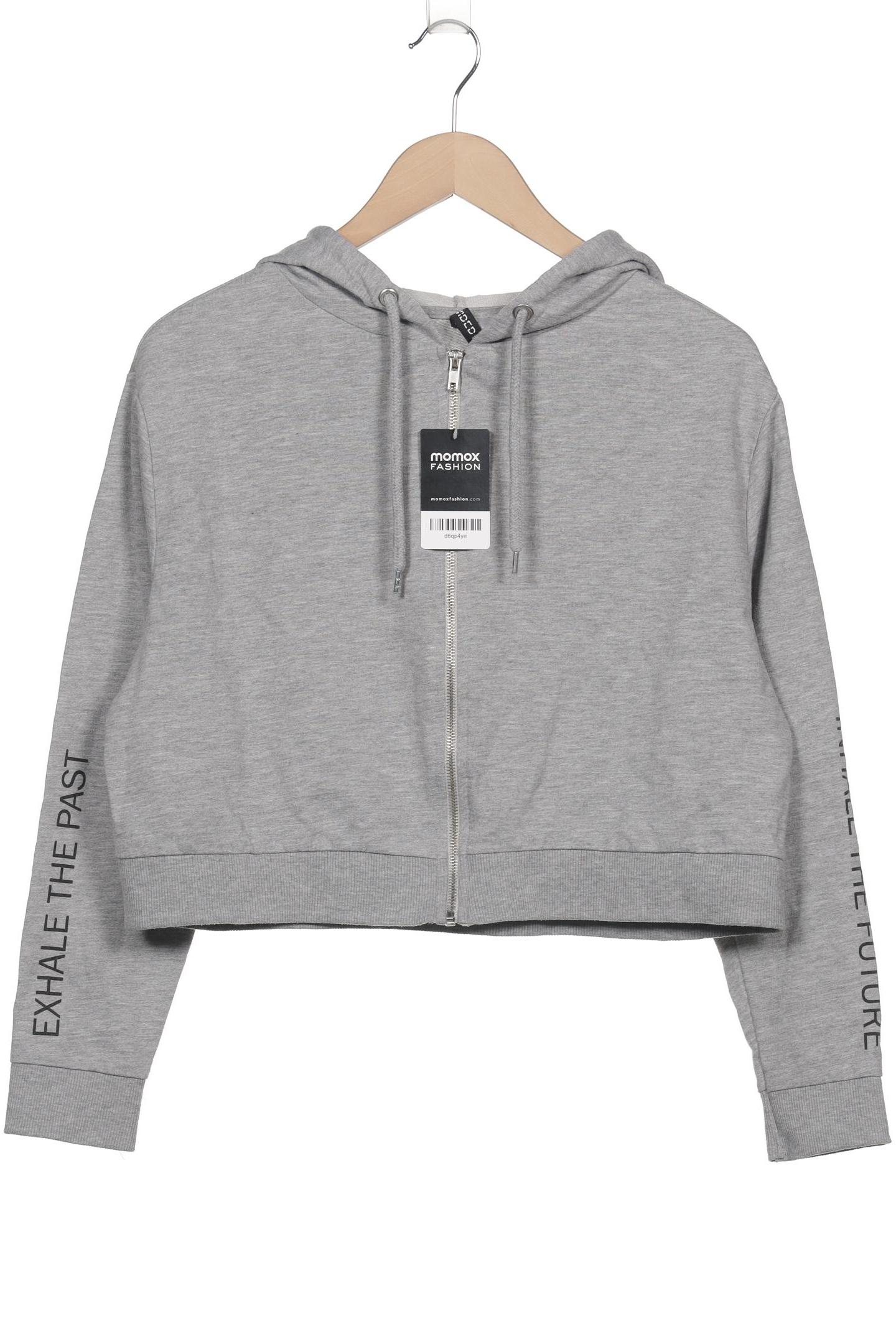 

H&M Damen Kapuzenpullover, grau, Gr. 42