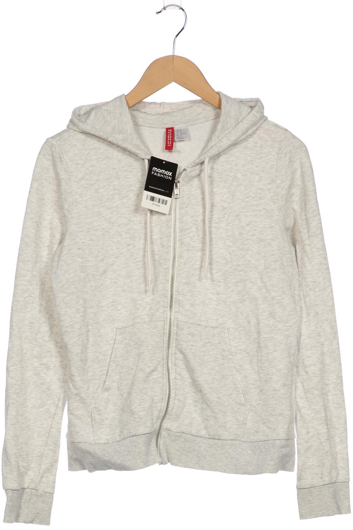 

H&M Damen Kapuzenpullover, grau, Gr. 42