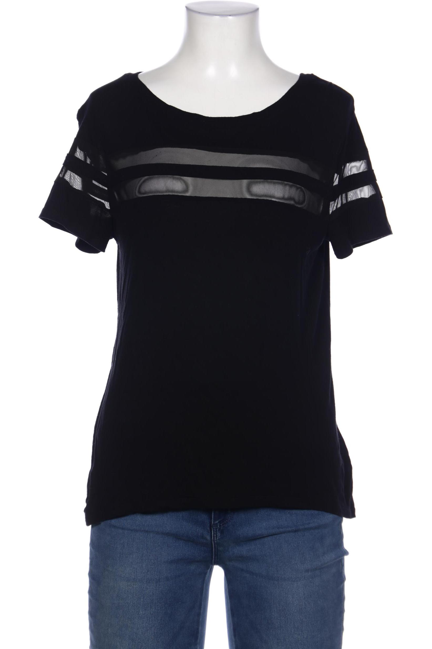 

H&M Damen T-Shirt, schwarz