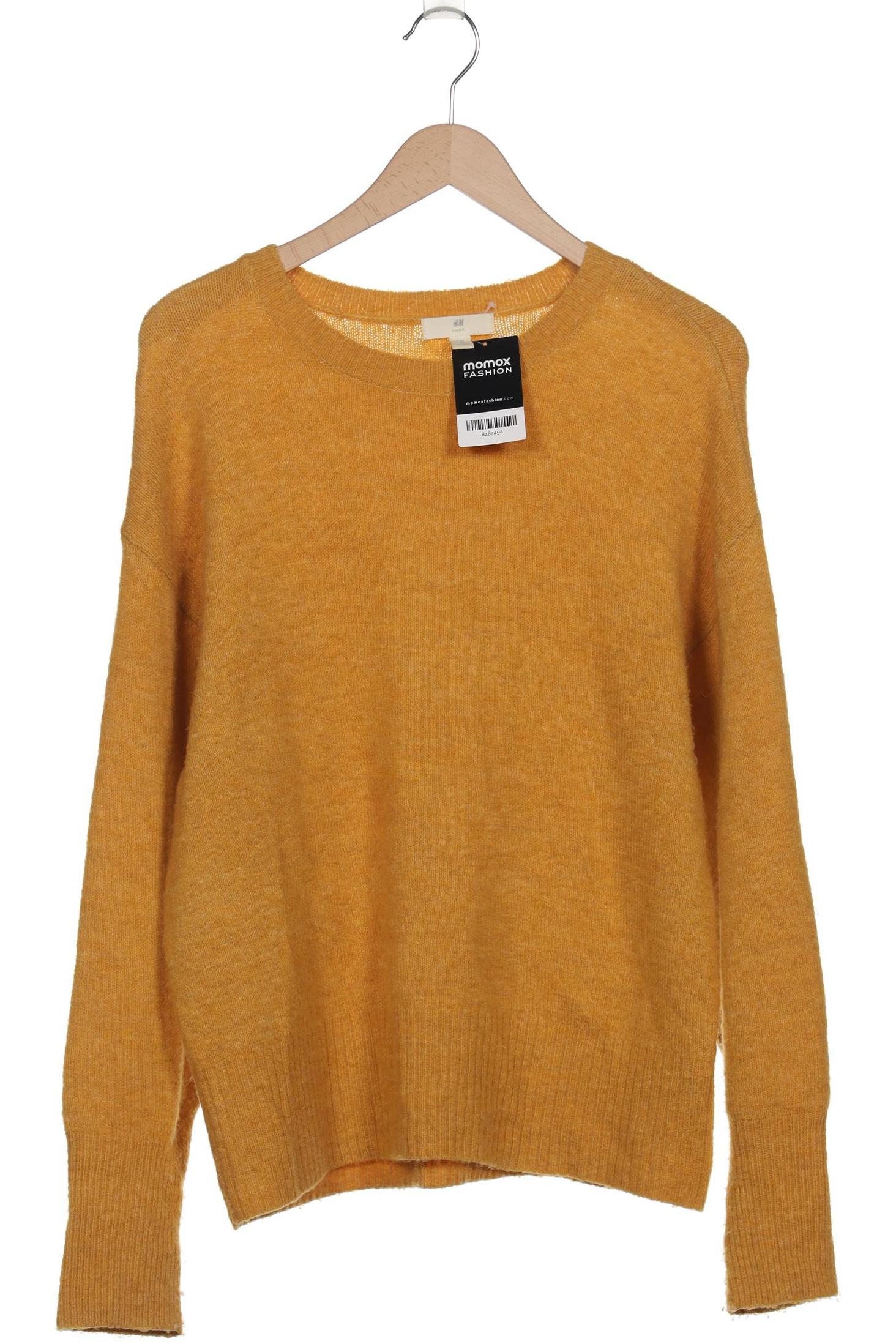 

H&M Damen Pullover, gelb, Gr. 38
