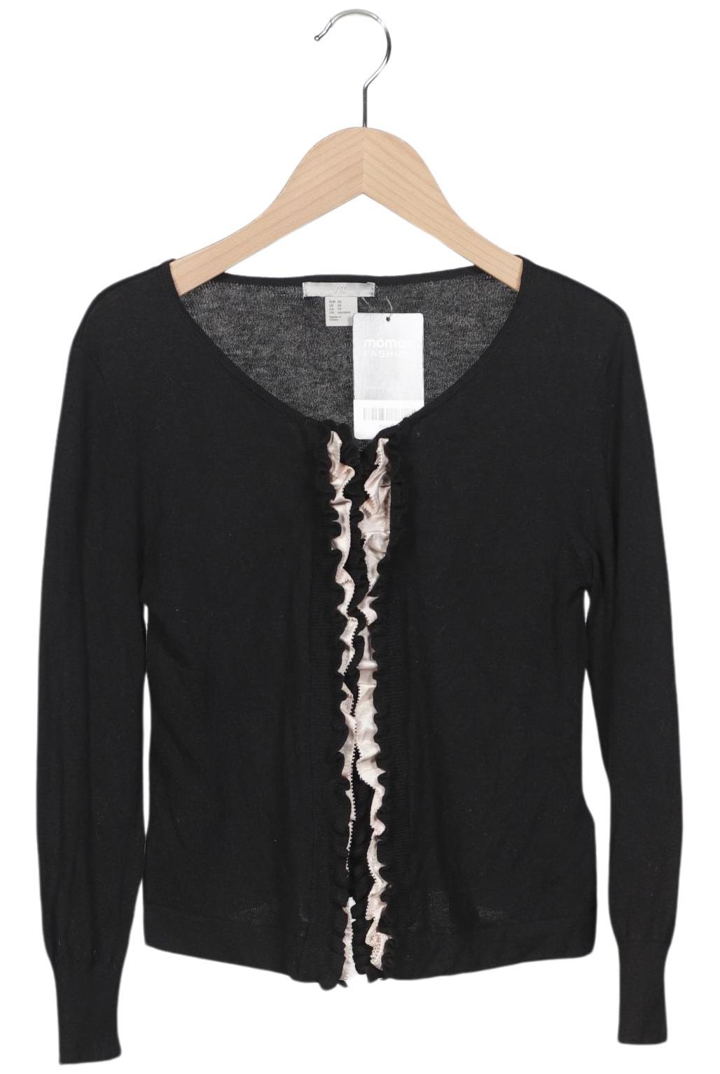 

H&M Damen Strickjacke, schwarz, Gr. 34