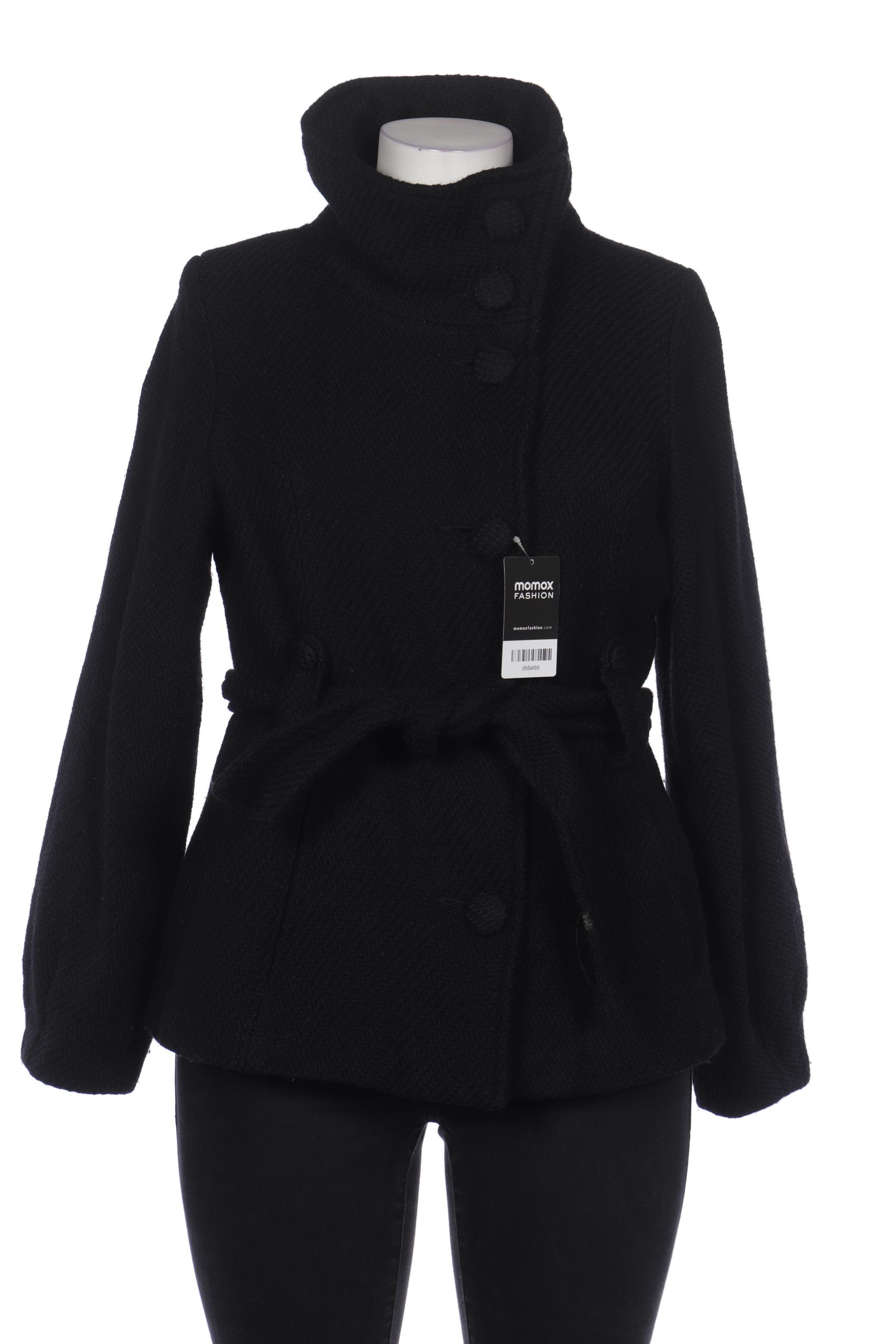 

H&M Damen Mantel, schwarz, Gr. 46