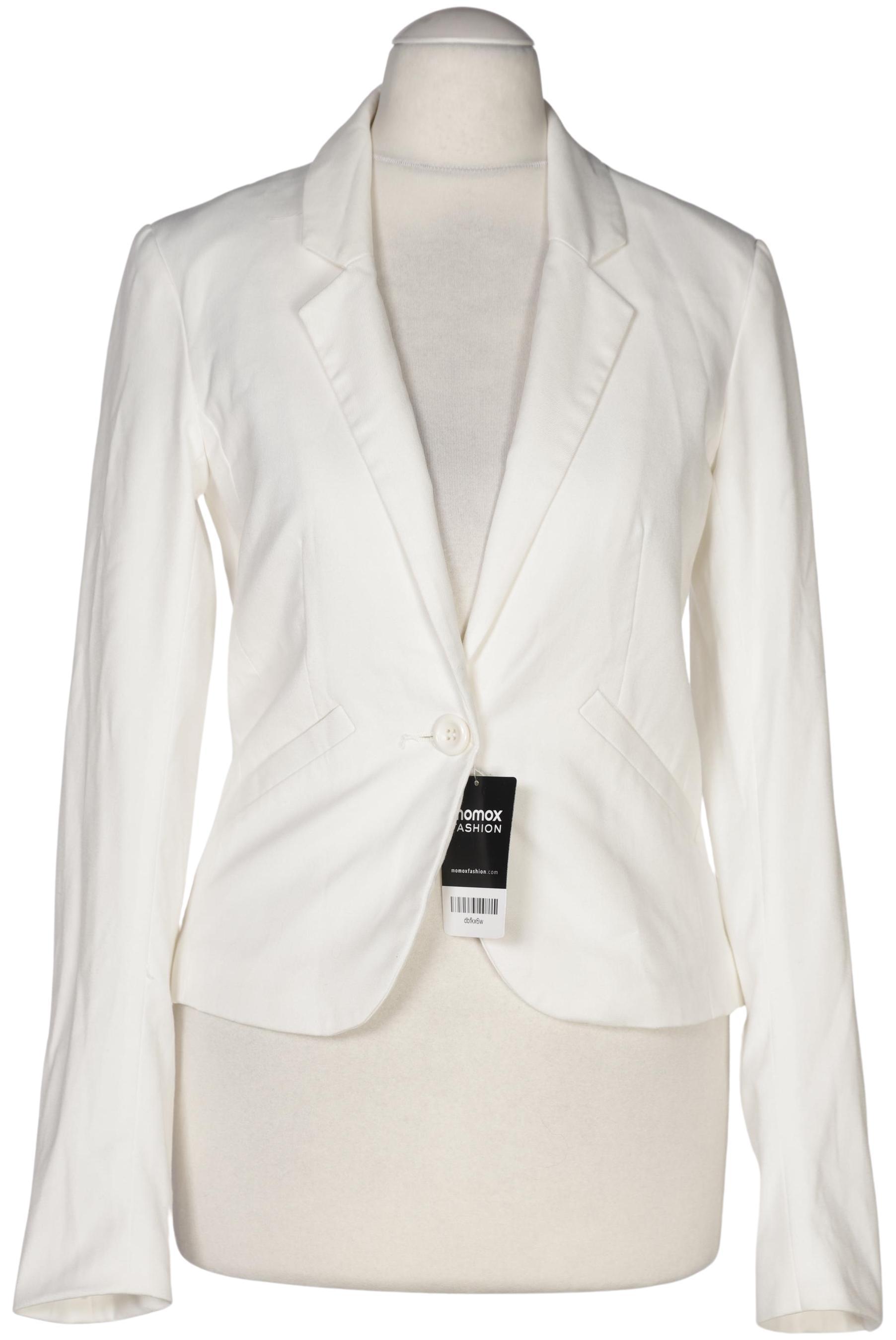 

H&M Damen Blazer, weiß, Gr. 34