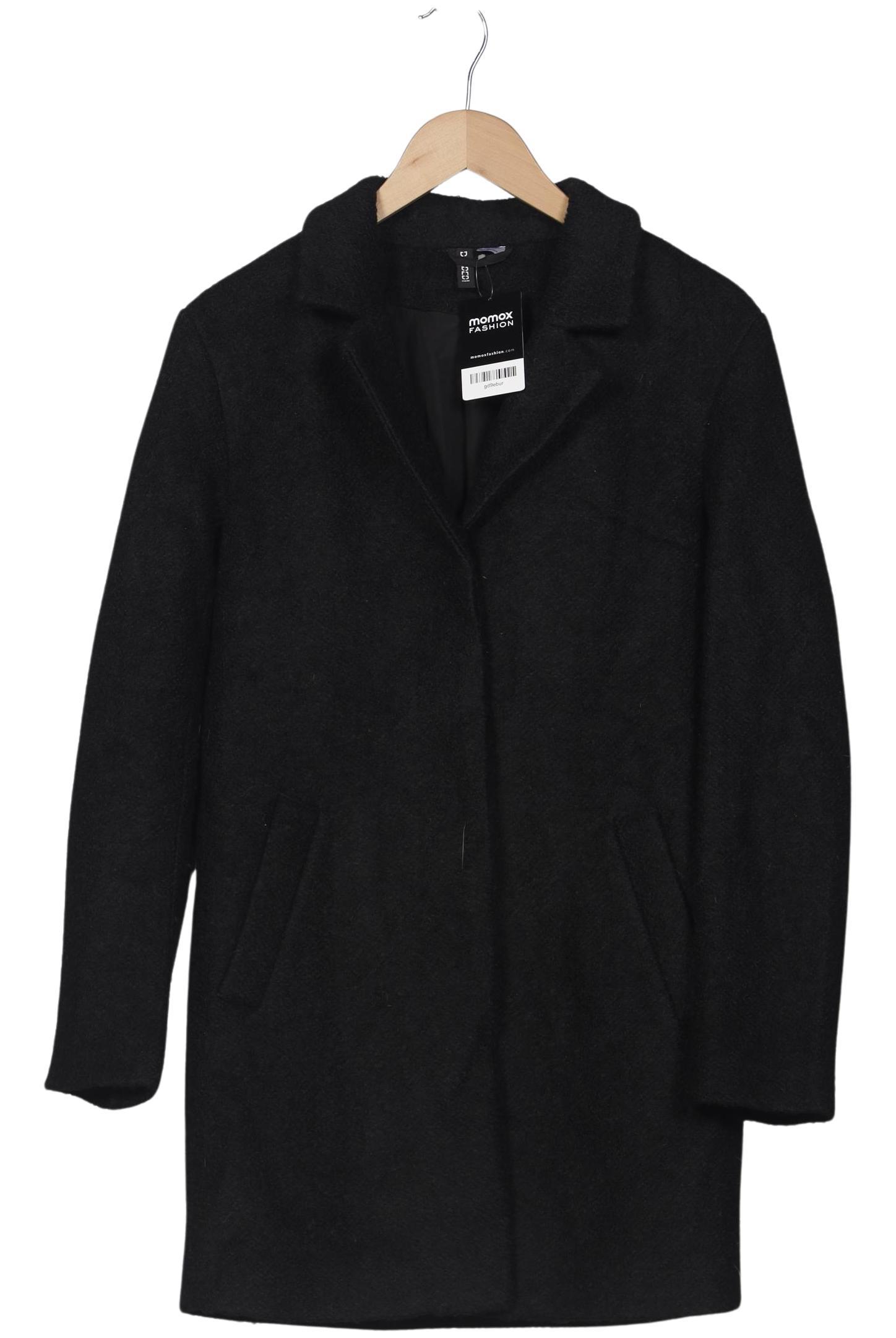 

H&M Damen Mantel, schwarz, Gr. 34