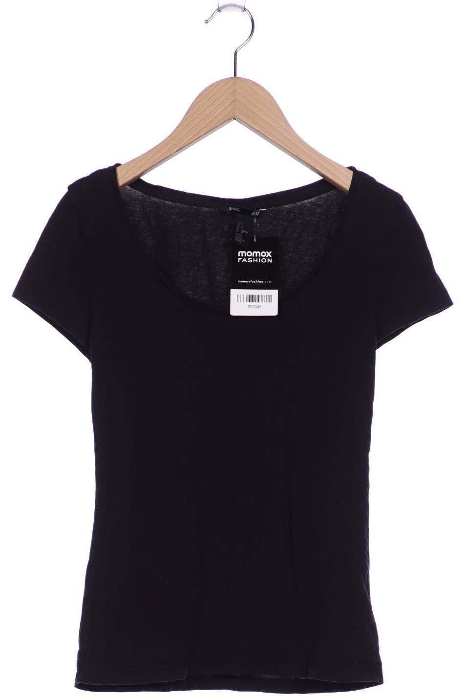 

H&M Damen T-Shirt, schwarz, Gr. 36