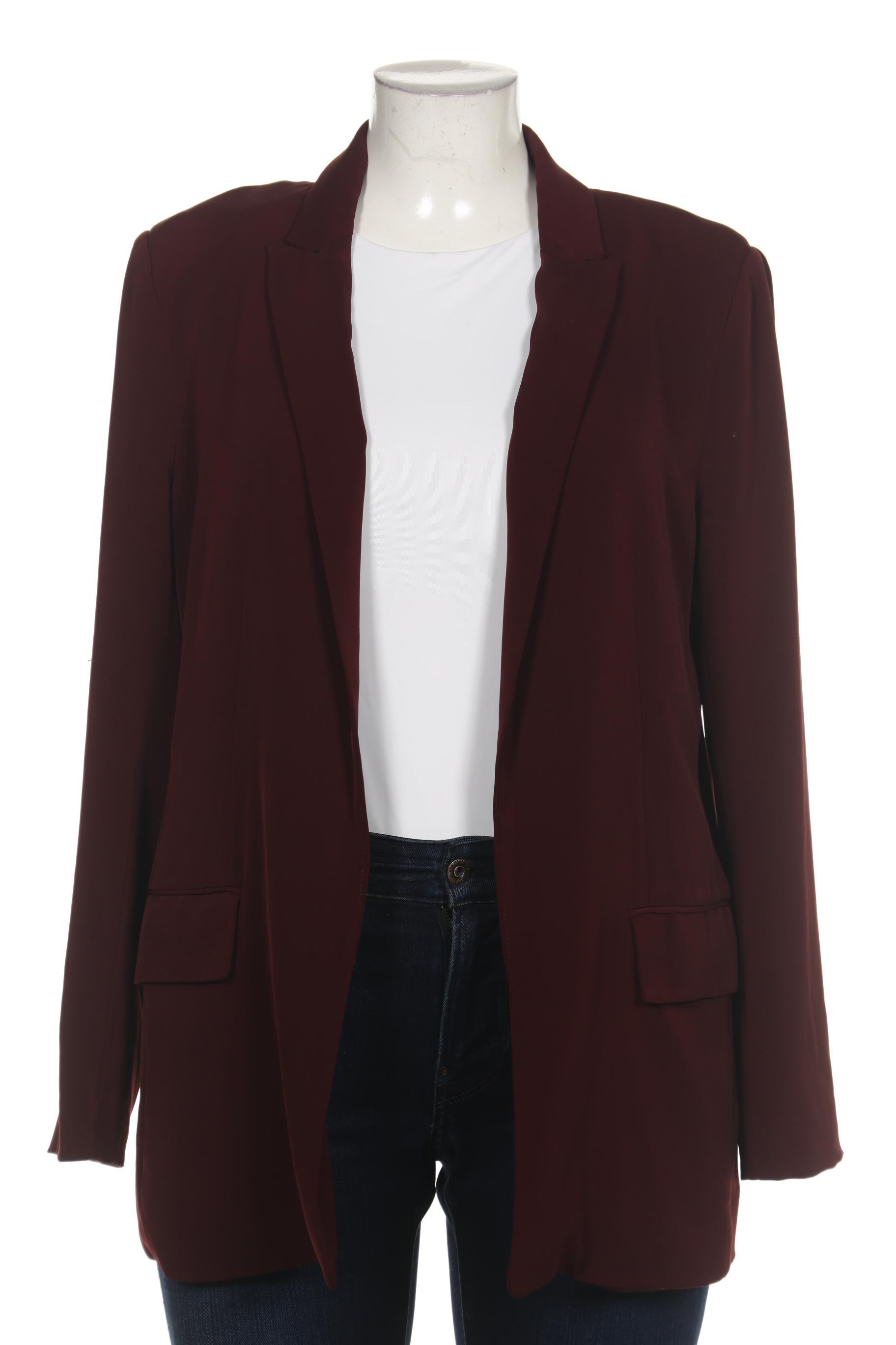 

H&M Damen Blazer, bordeaux, Gr. 44