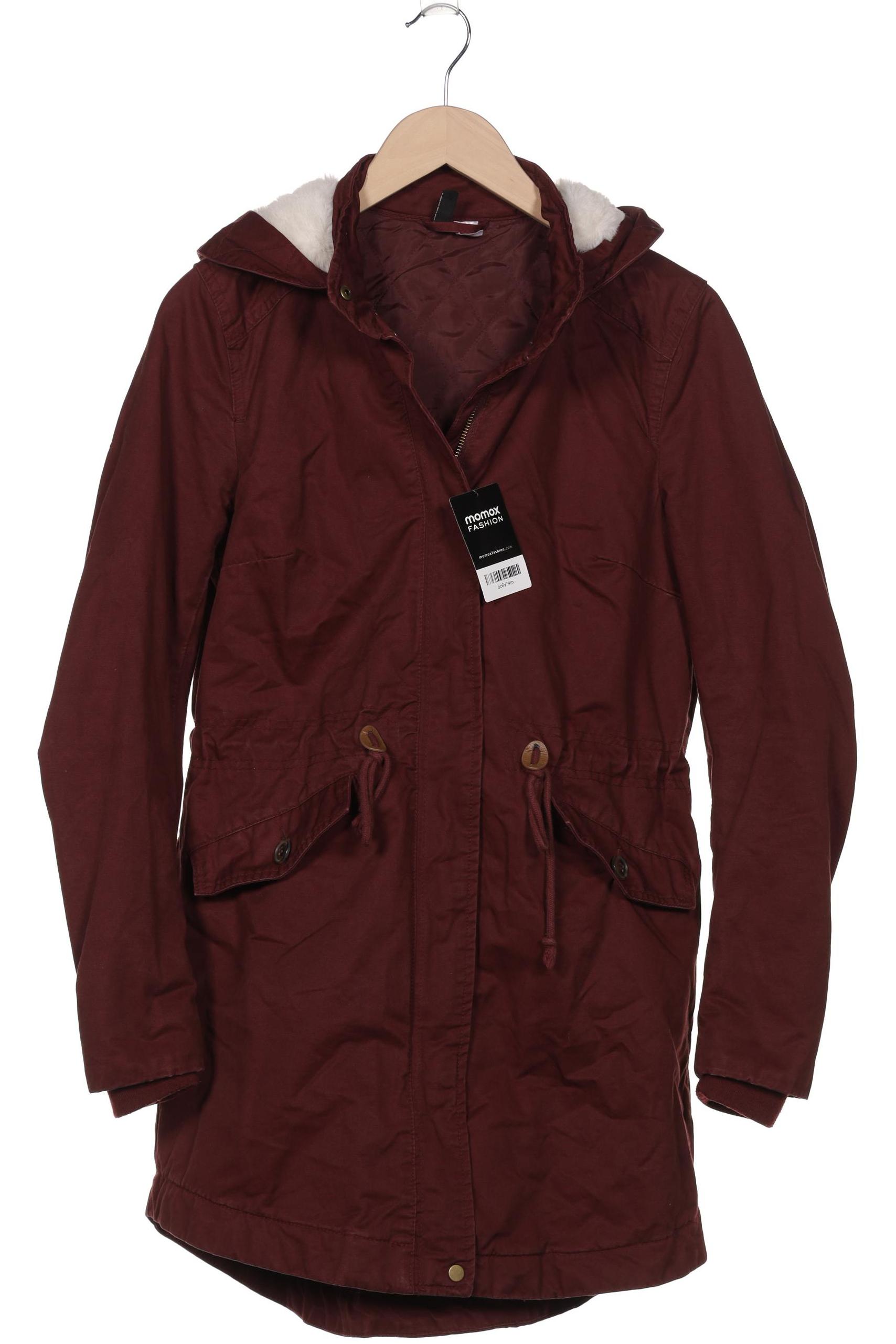 

H&M Damen Mantel, bordeaux, Gr. 38