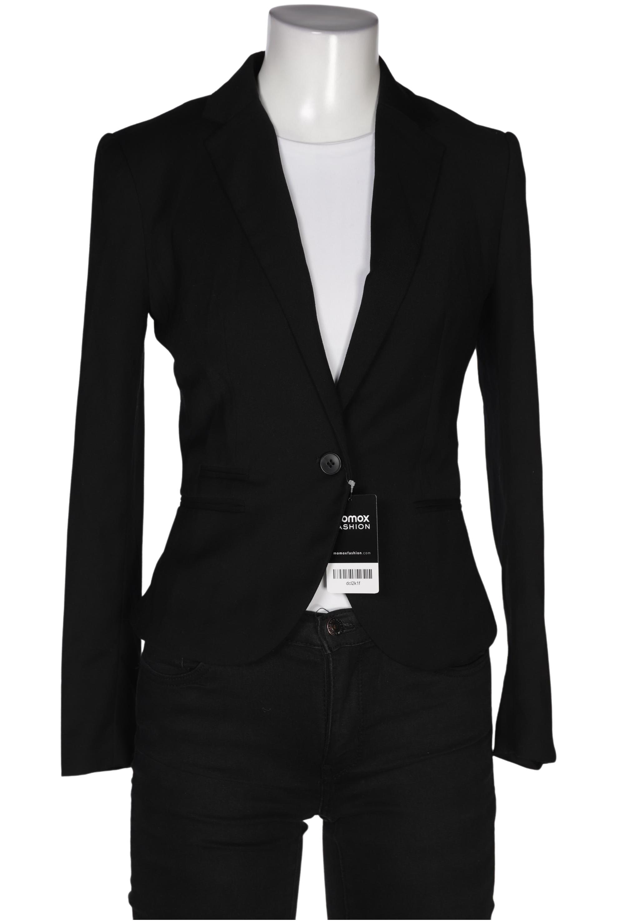 

H&M Damen Blazer, schwarz, Gr. 34