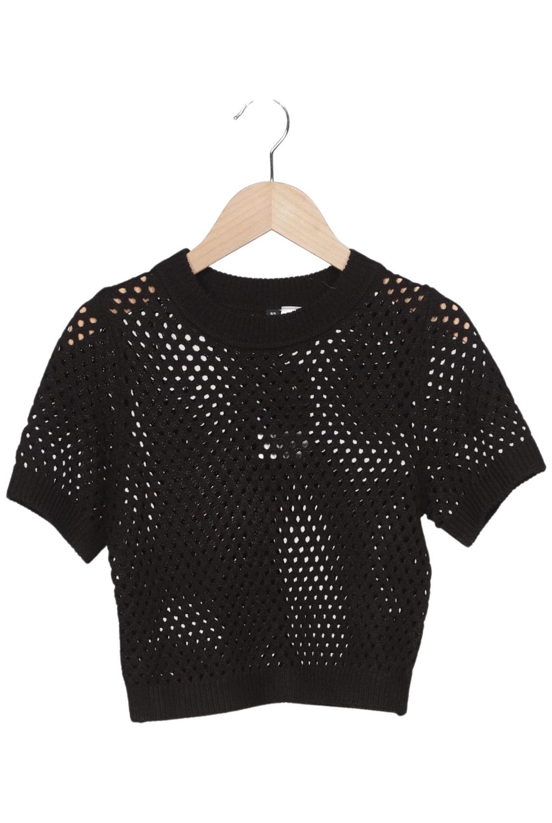 

H&M Damen Pullover, schwarz, Gr. 32