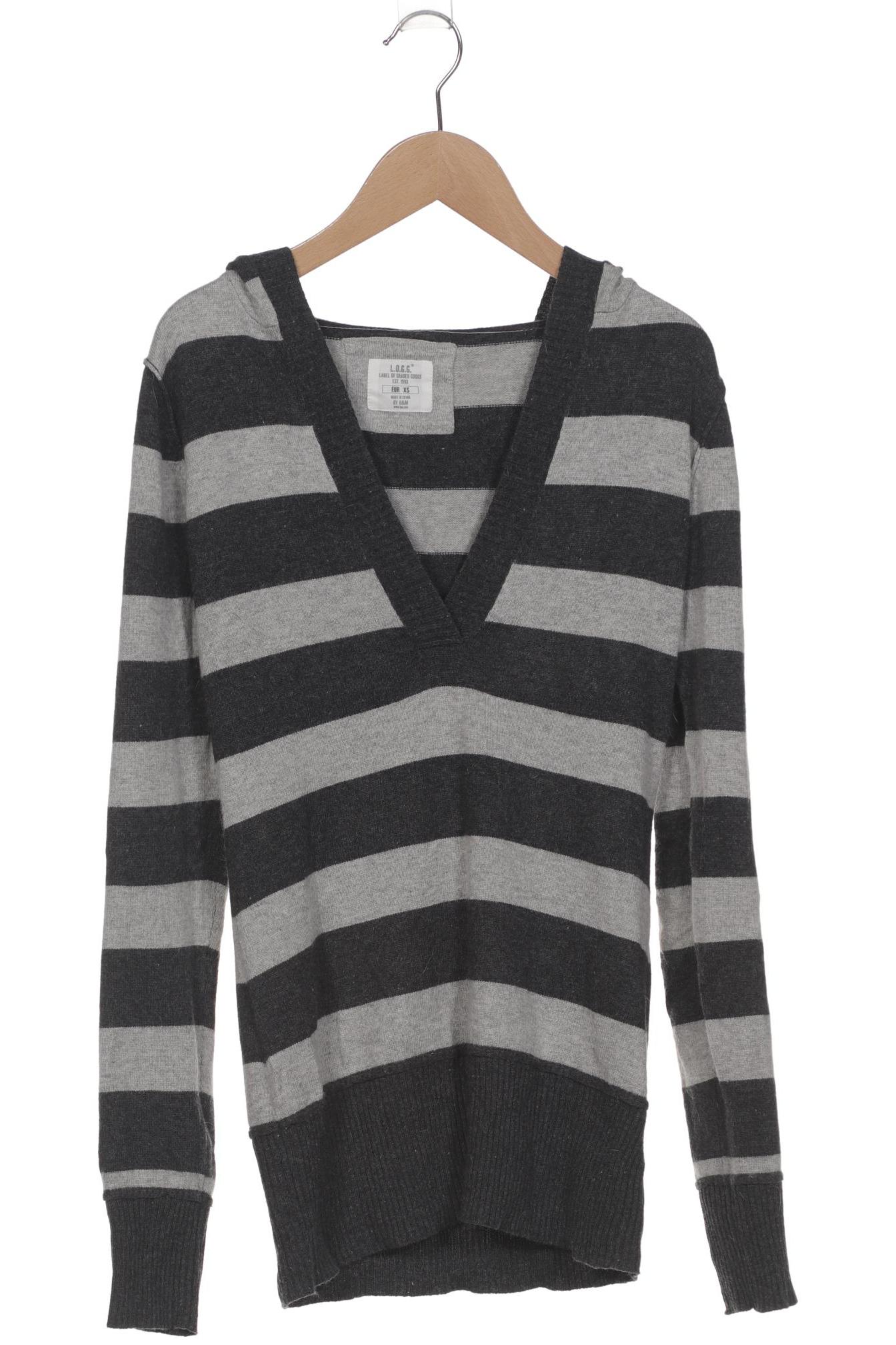 

H&M Damen Pullover, grau, Gr. 34