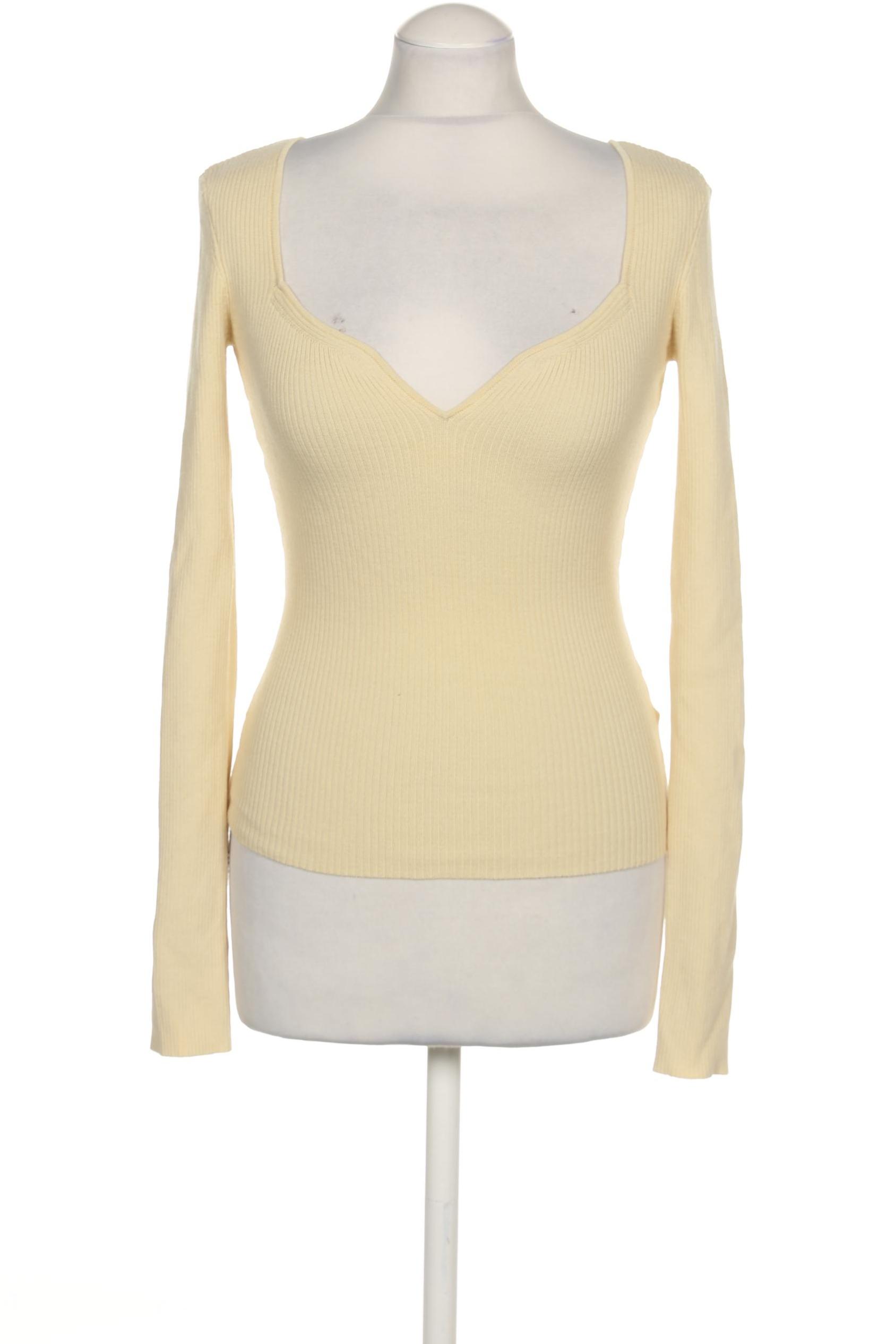 

H&M Damen Pullover, cremeweiß, Gr. 34