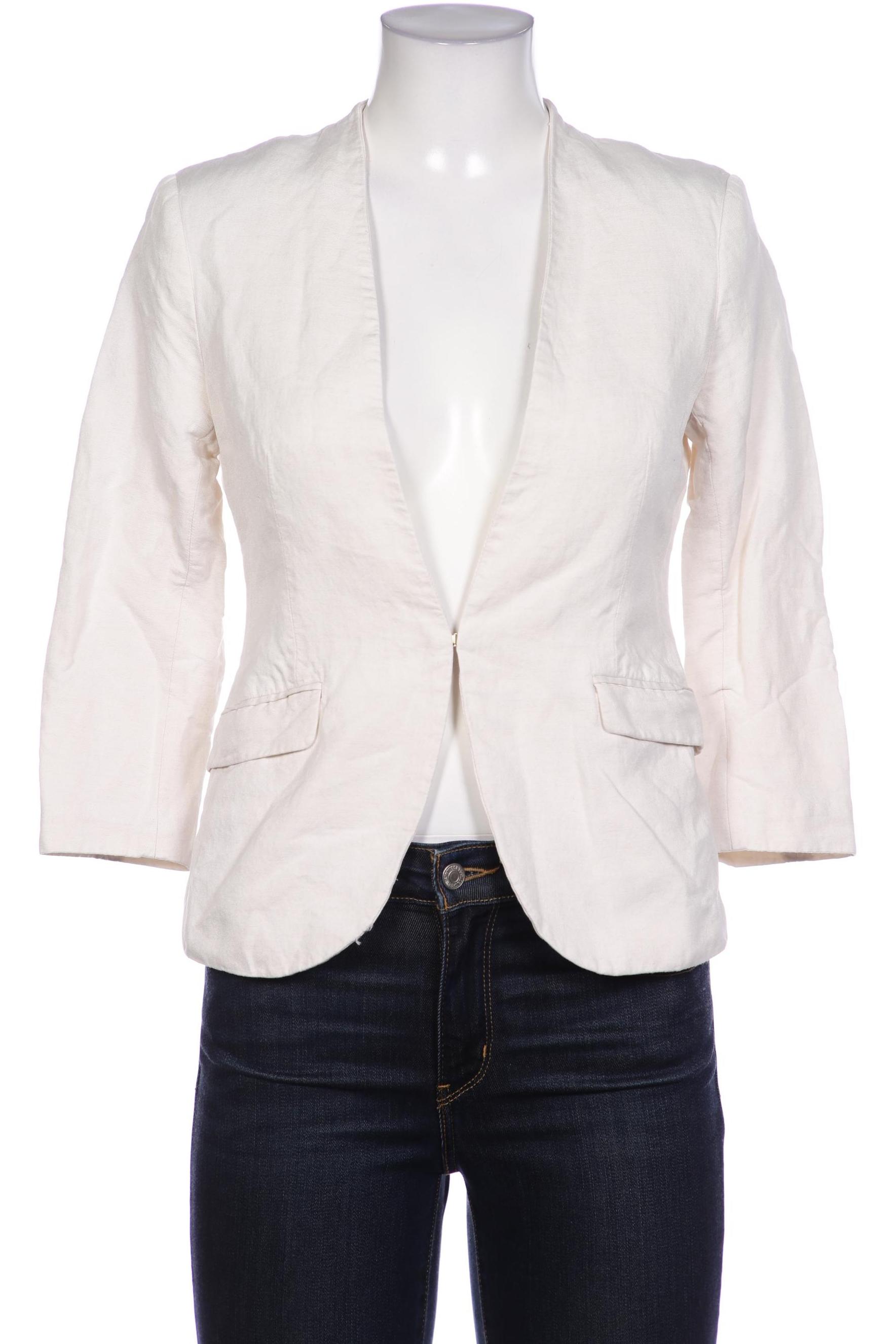 

H&M Damen Blazer, weiß, Gr. 38