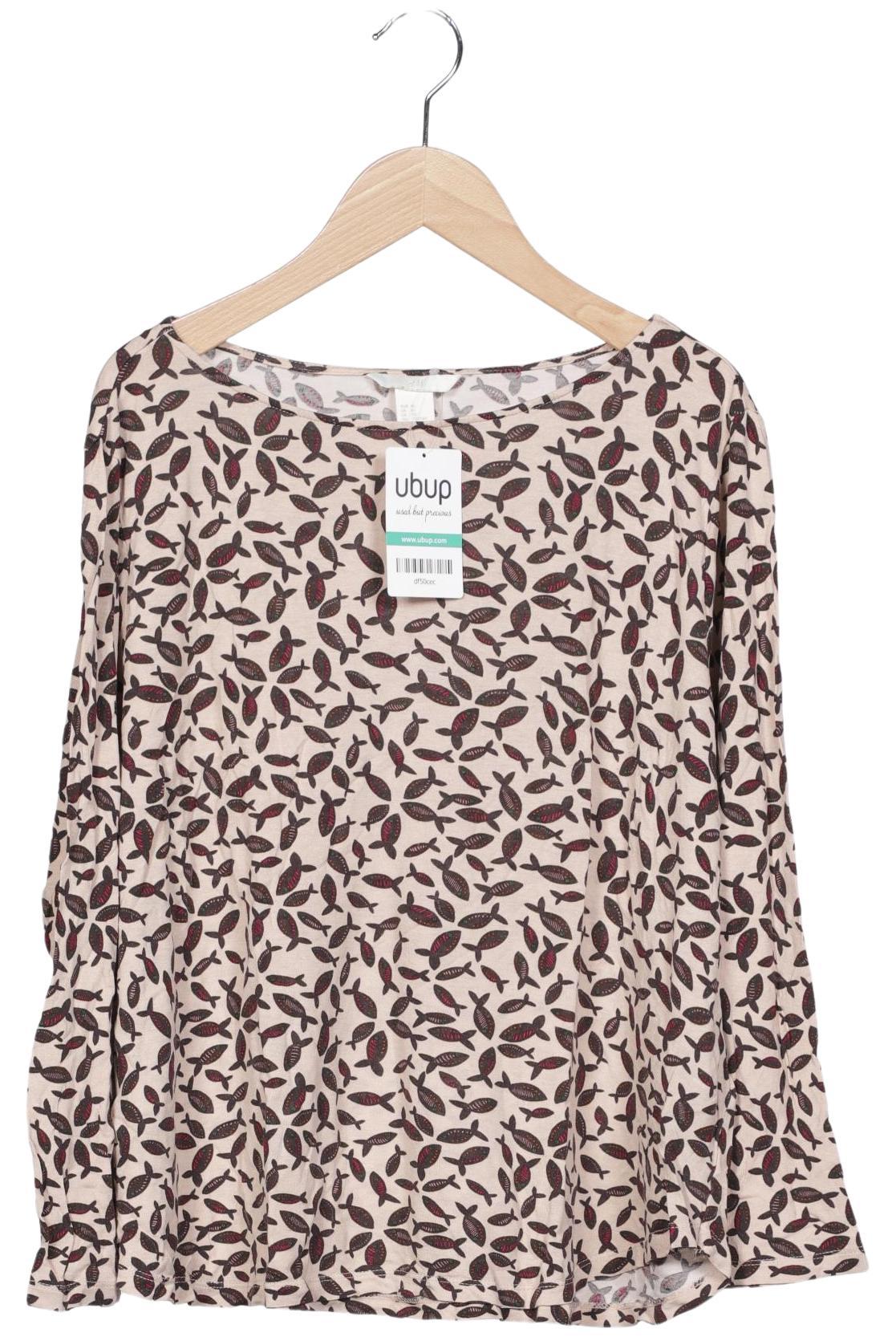 

H&M Damen Langarmshirt, beige, Gr. 44