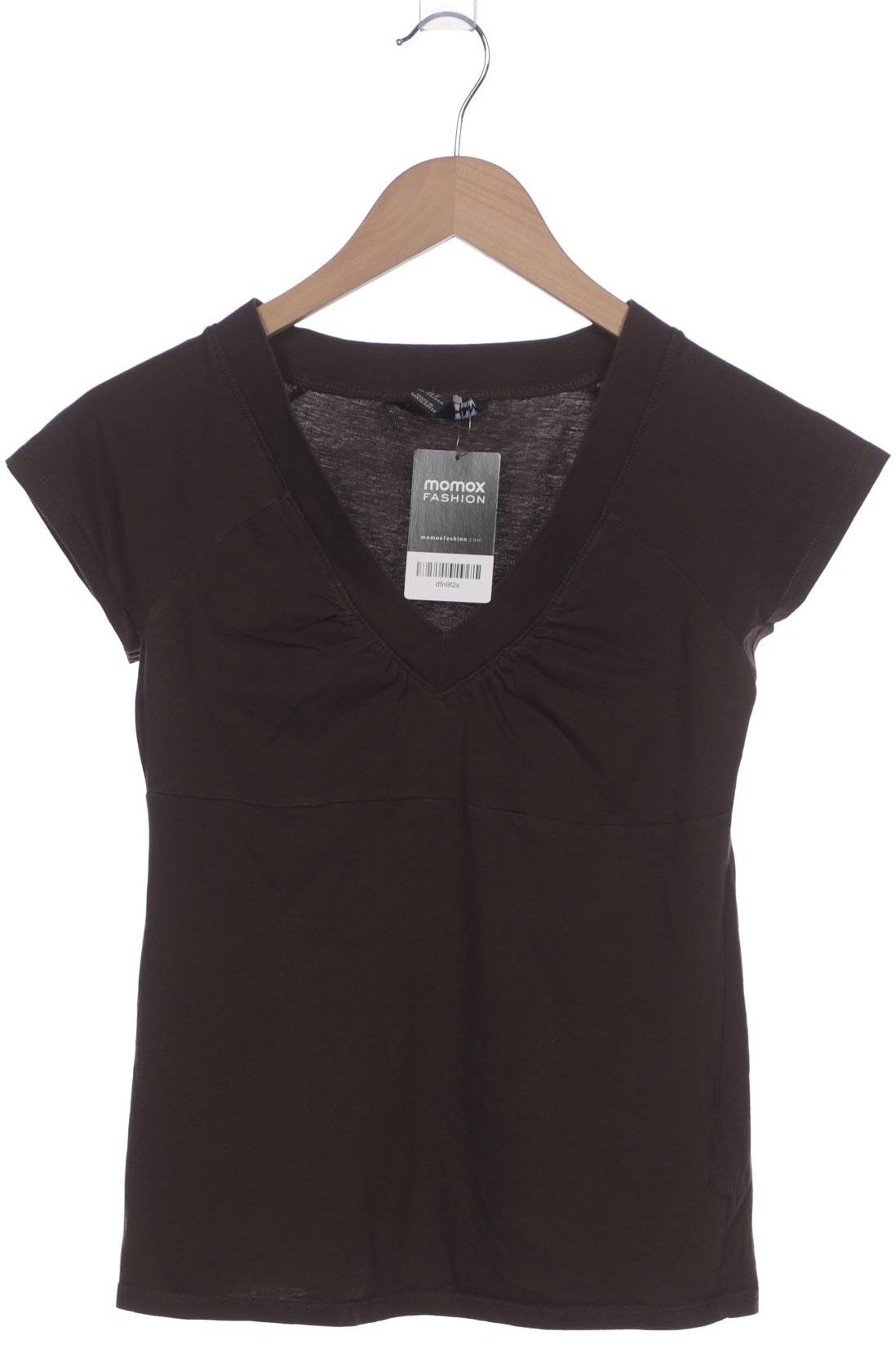 

H&M Damen T-Shirt, braun, Gr. 36