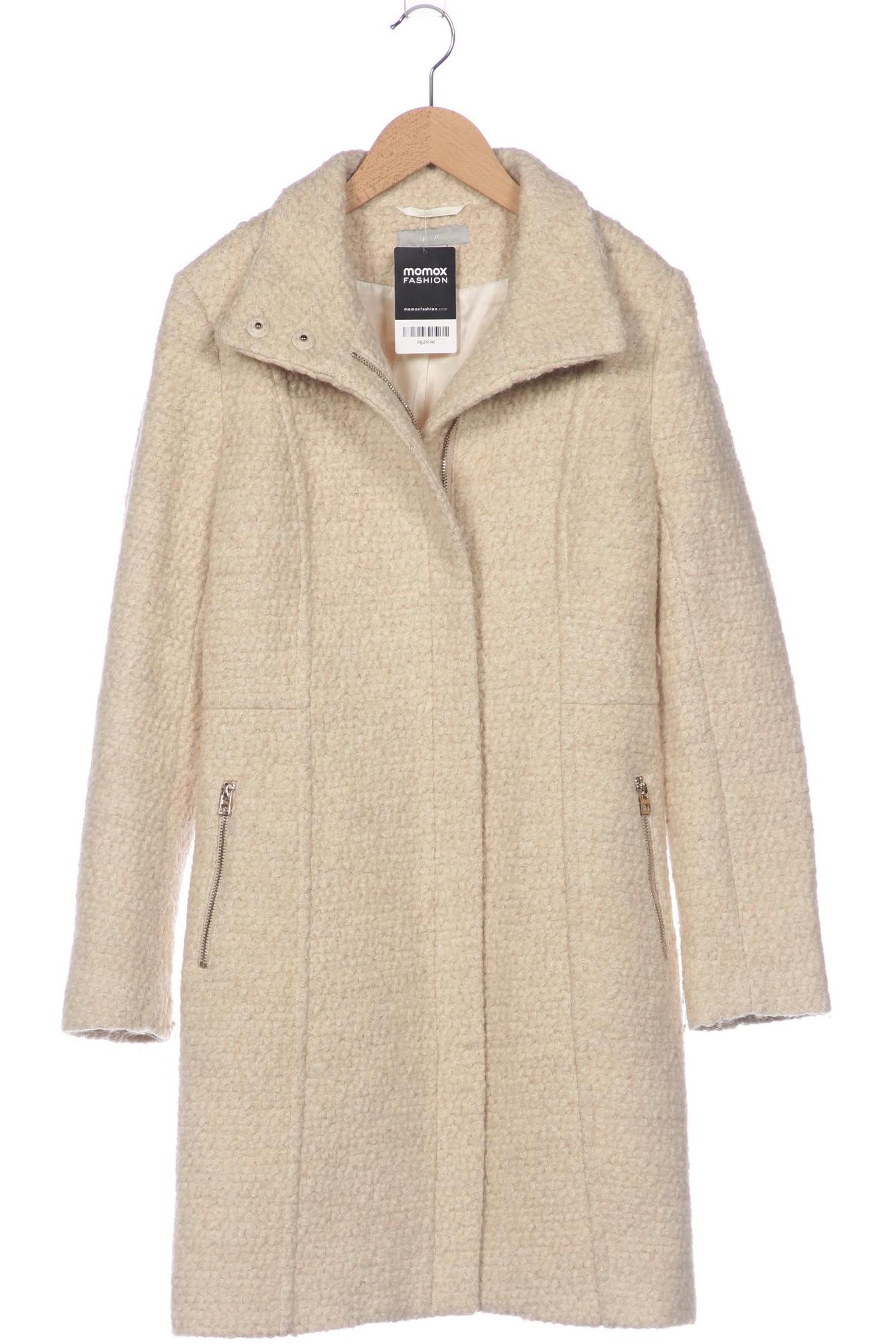 

H&M Damen Mantel, cremeweiß, Gr. 38