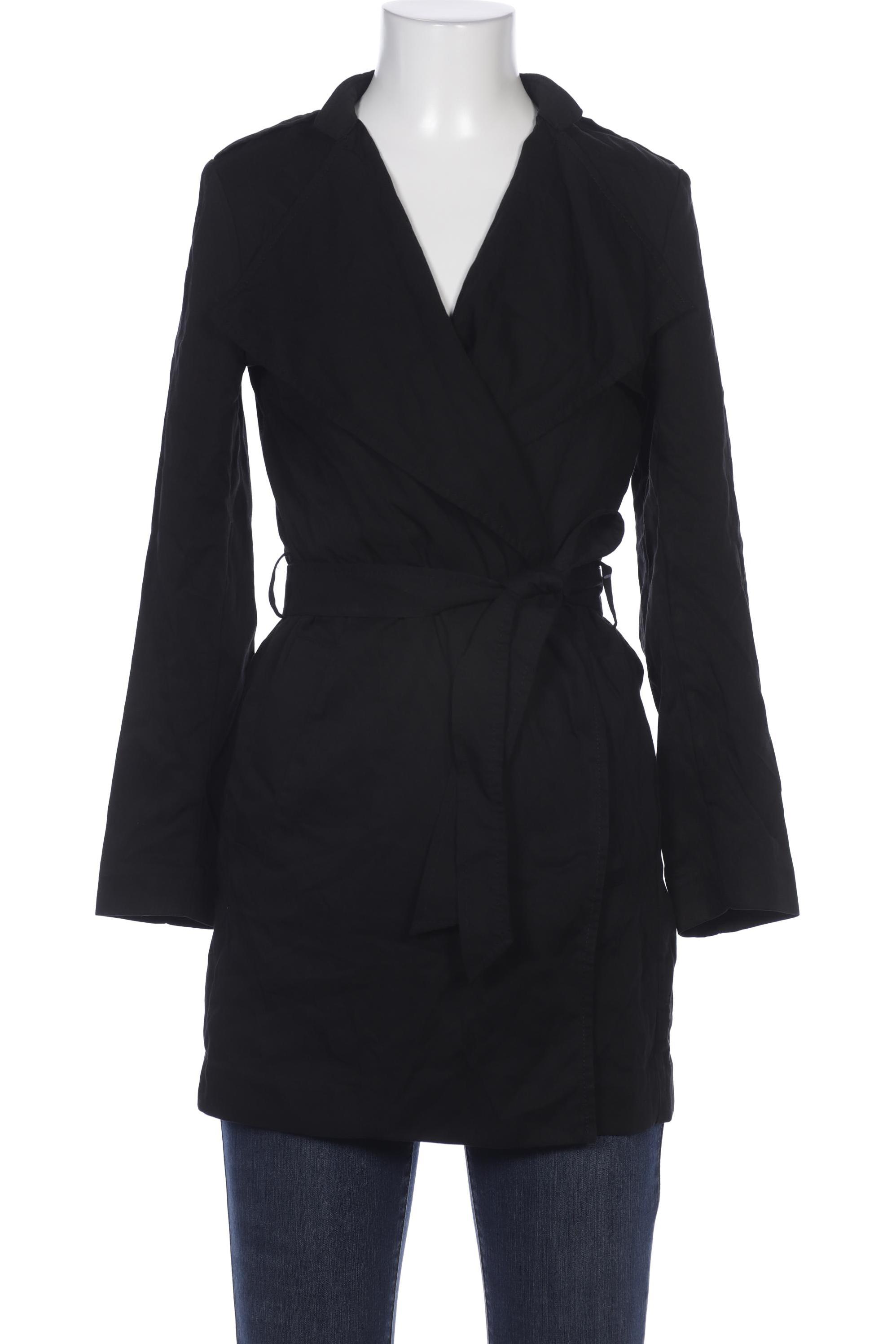 

H&M Damen Mantel, schwarz, Gr. 32