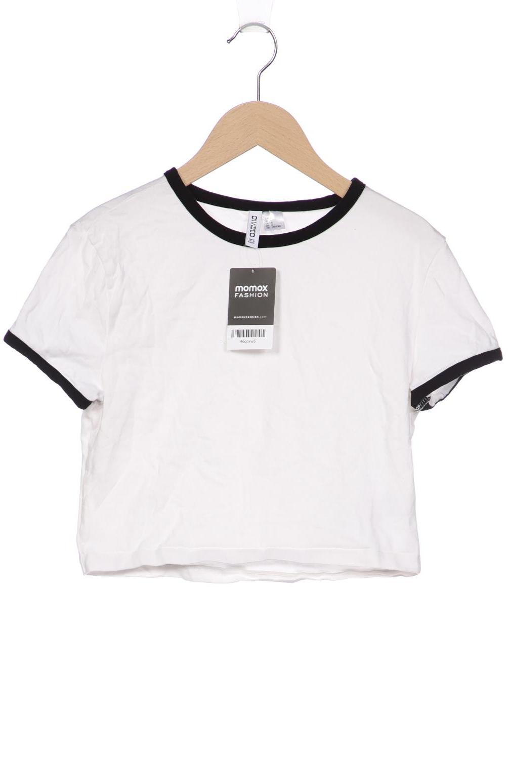 

H&M Damen T-Shirt, weiß, Gr. 42