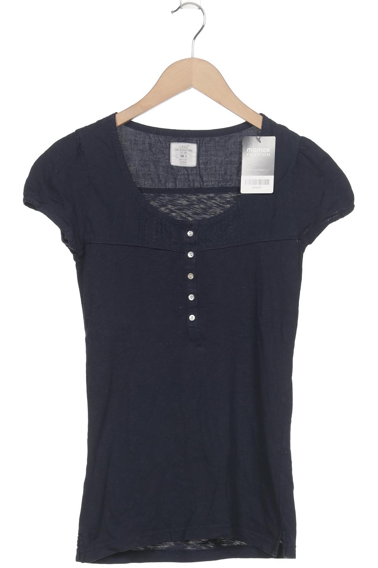 

H&M Damen T-Shirt, marineblau, Gr. 36