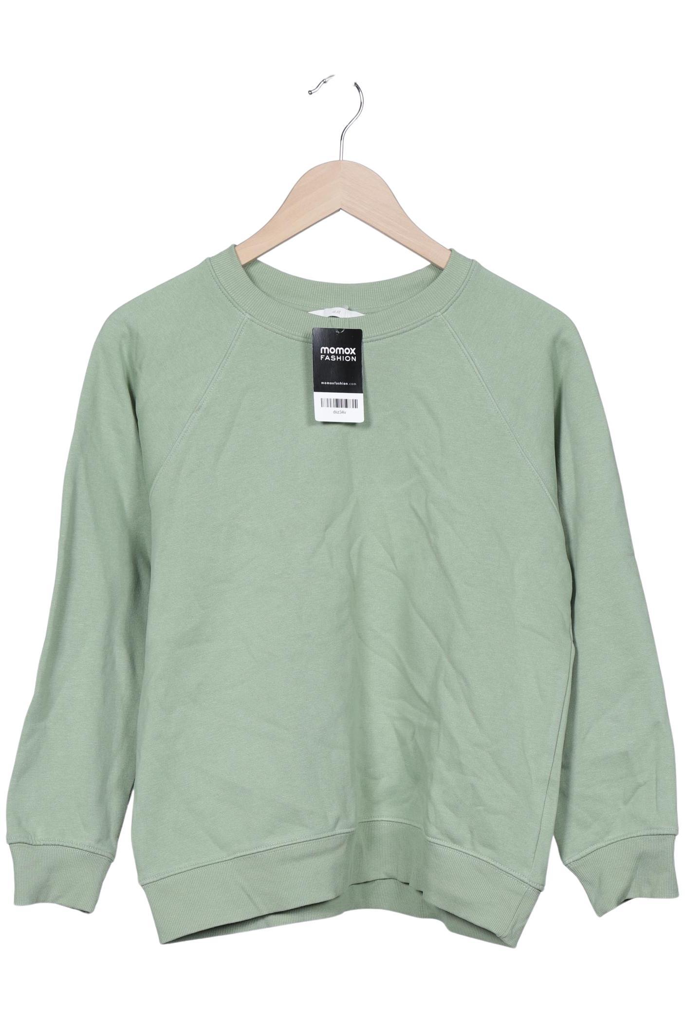 

H&M Damen Sweatshirt, hellgrün, Gr. 34