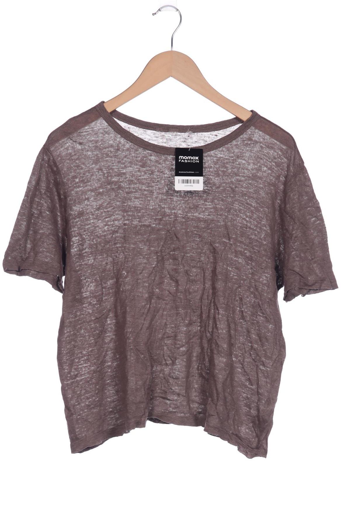 

H&M Damen T-Shirt, braun, Gr. 48