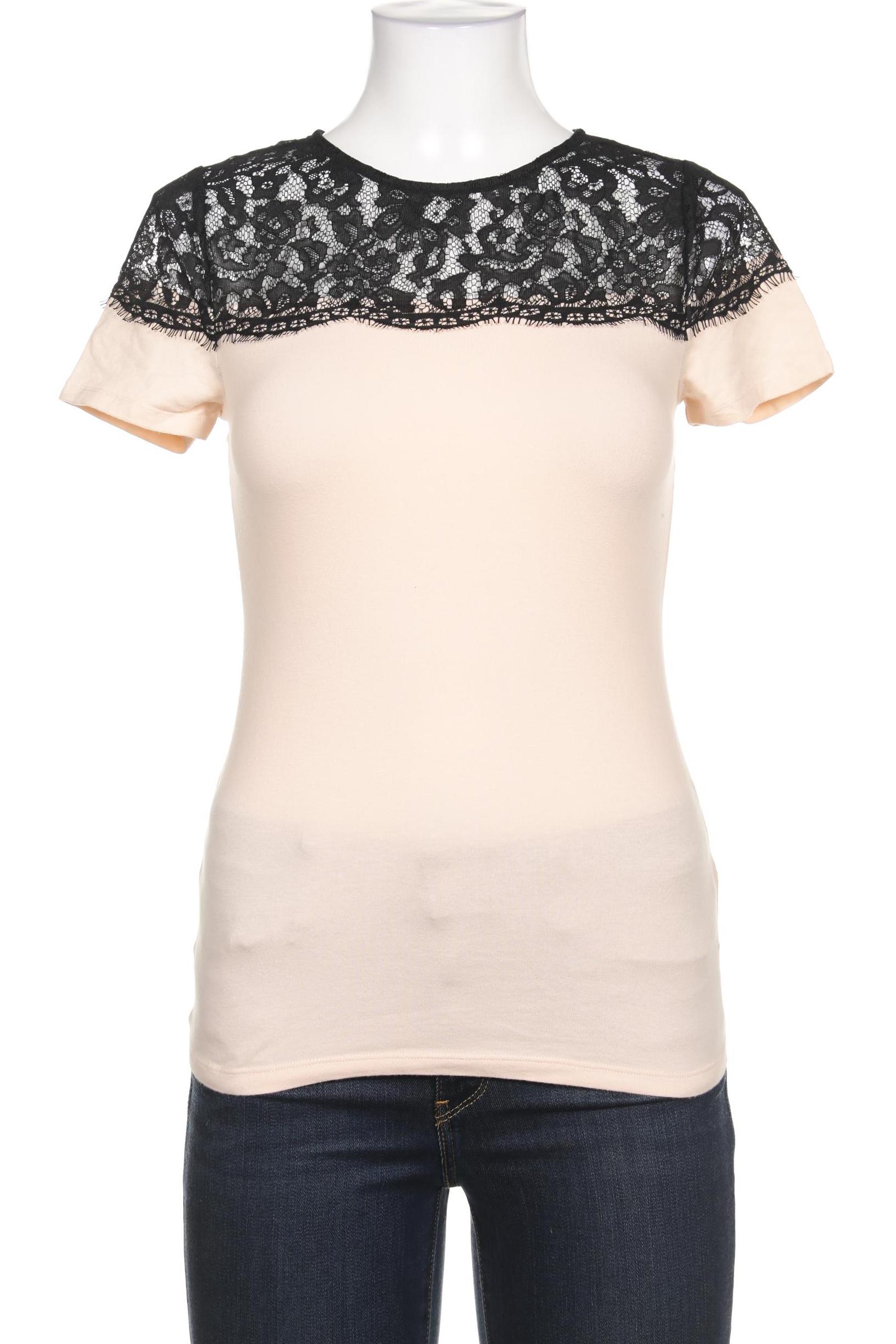 

H&M Damen T-Shirt, beige, Gr. 36