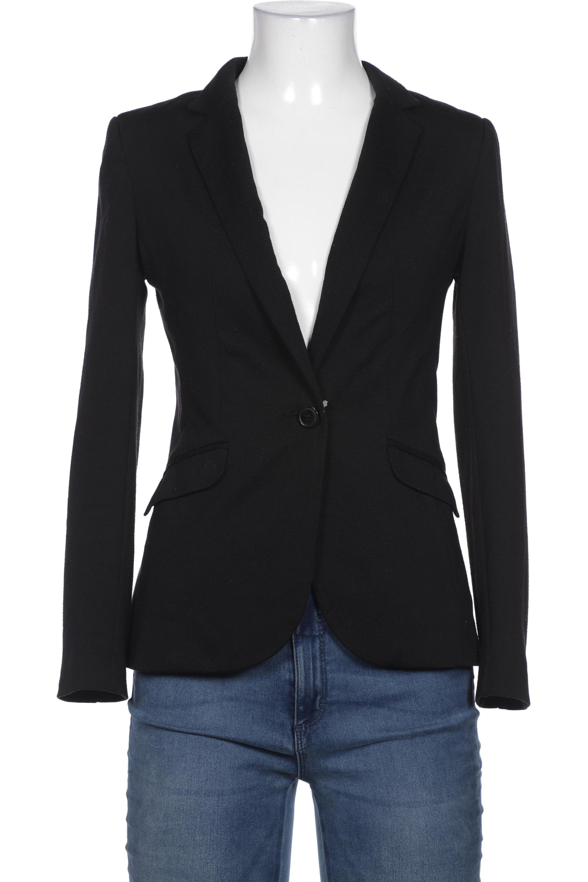 

H&M Damen Blazer, schwarz, Gr. 34