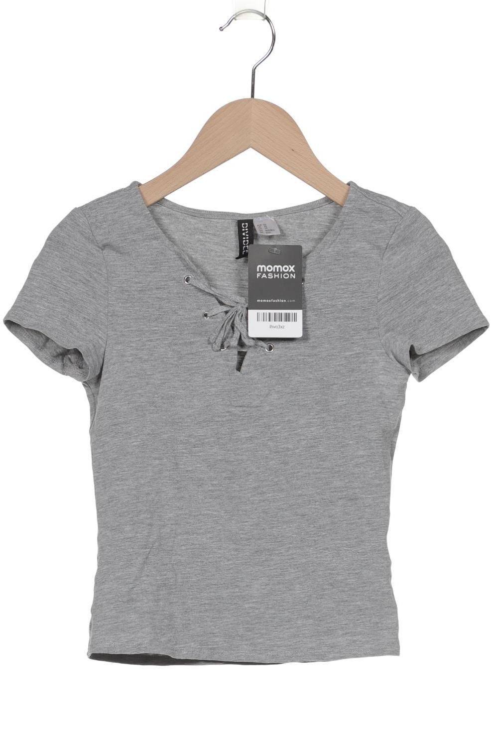

H&M Damen T-Shirt, grau