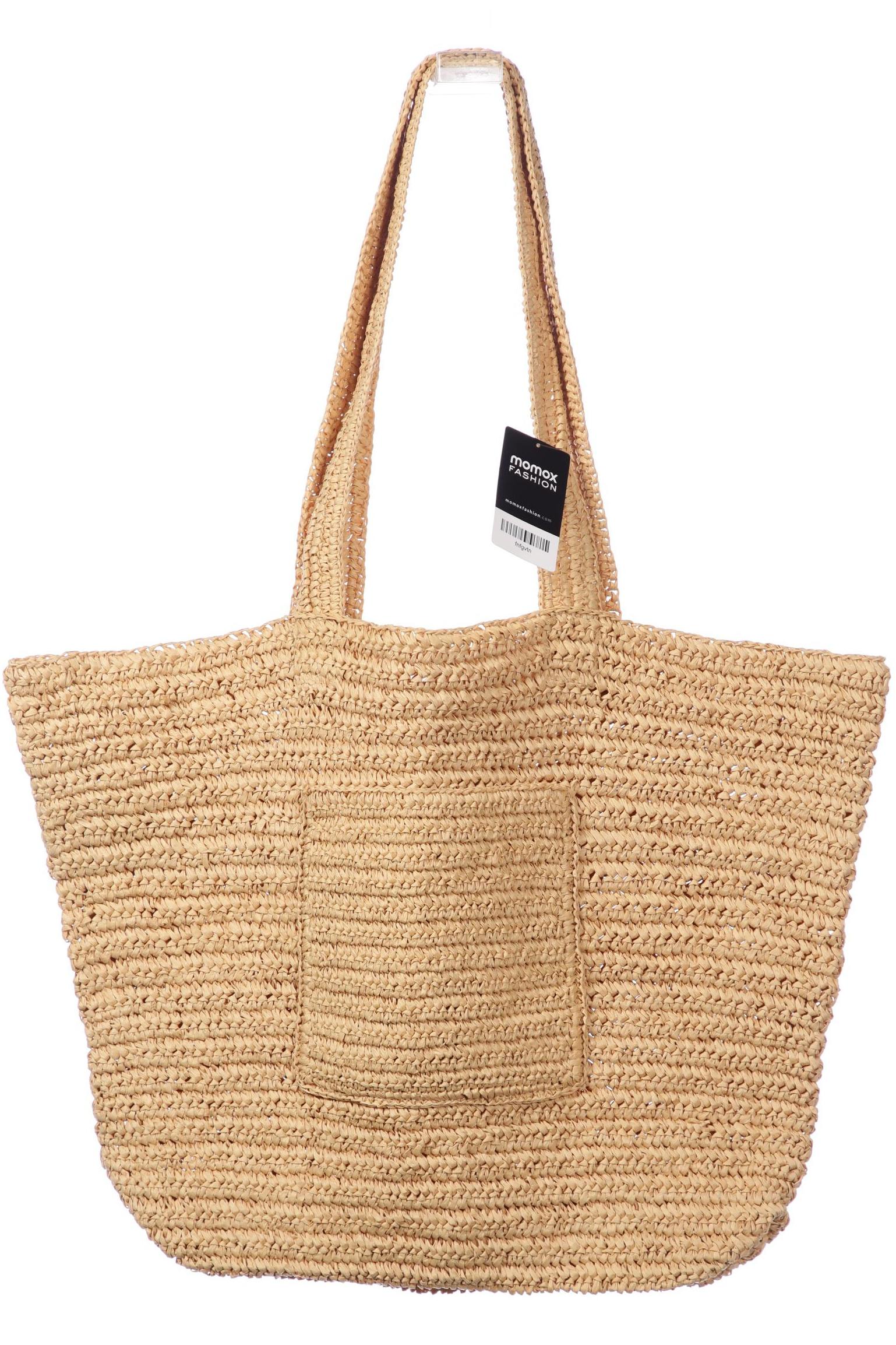 

H&M Damen Handtasche, beige, Gr.