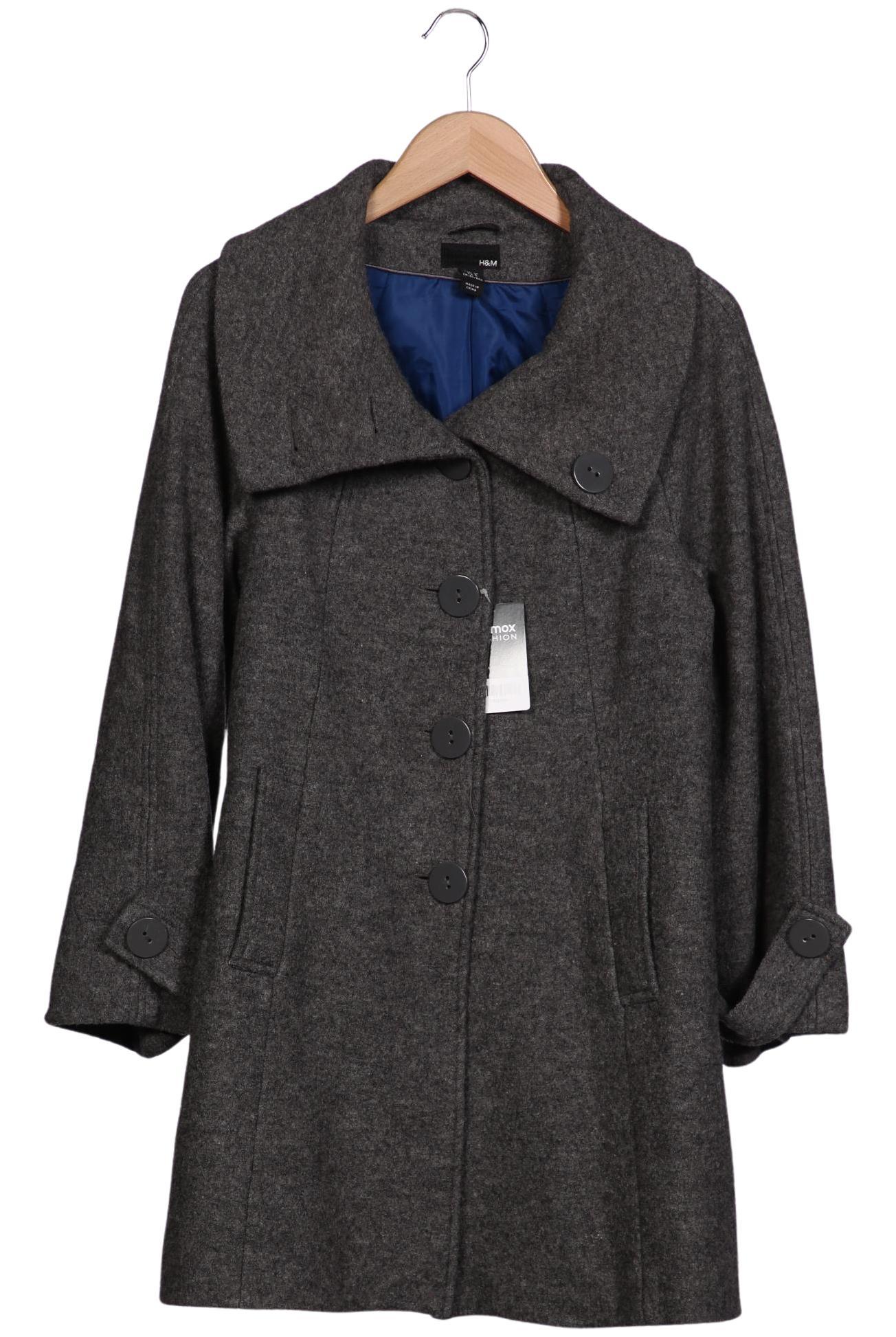 

H&M Damen Mantel, grau, Gr. 36