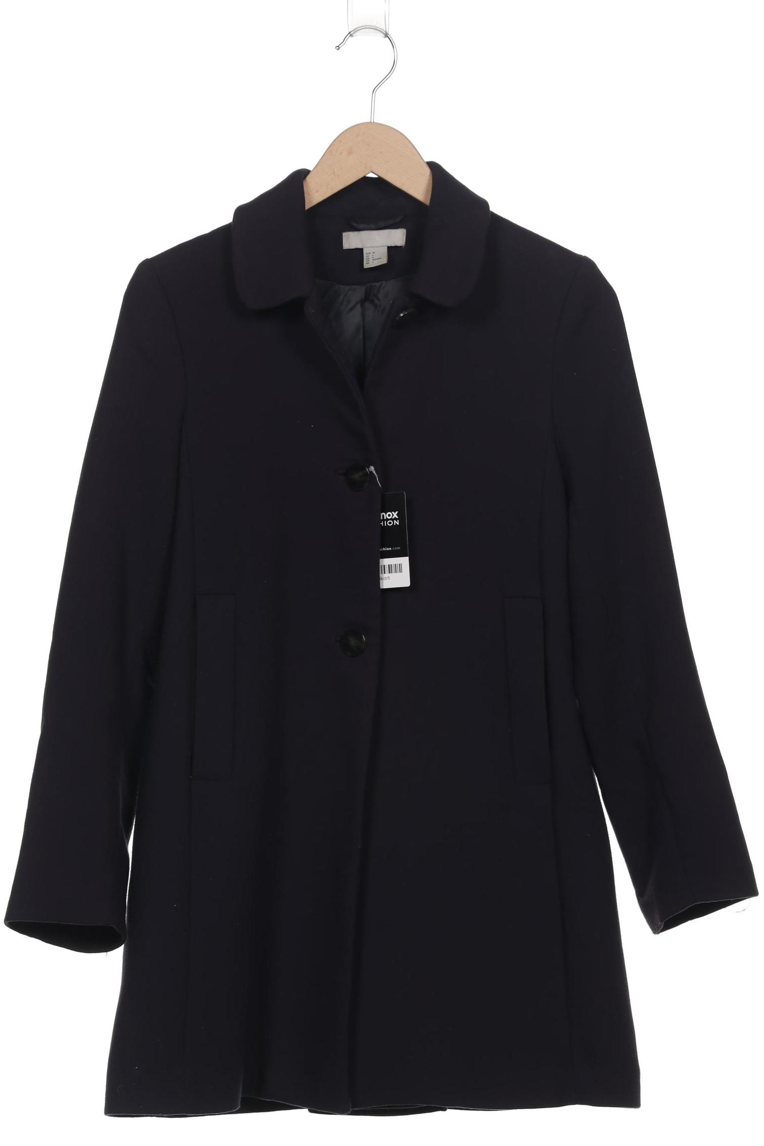 

H&M Damen Mantel, marineblau, Gr. 36