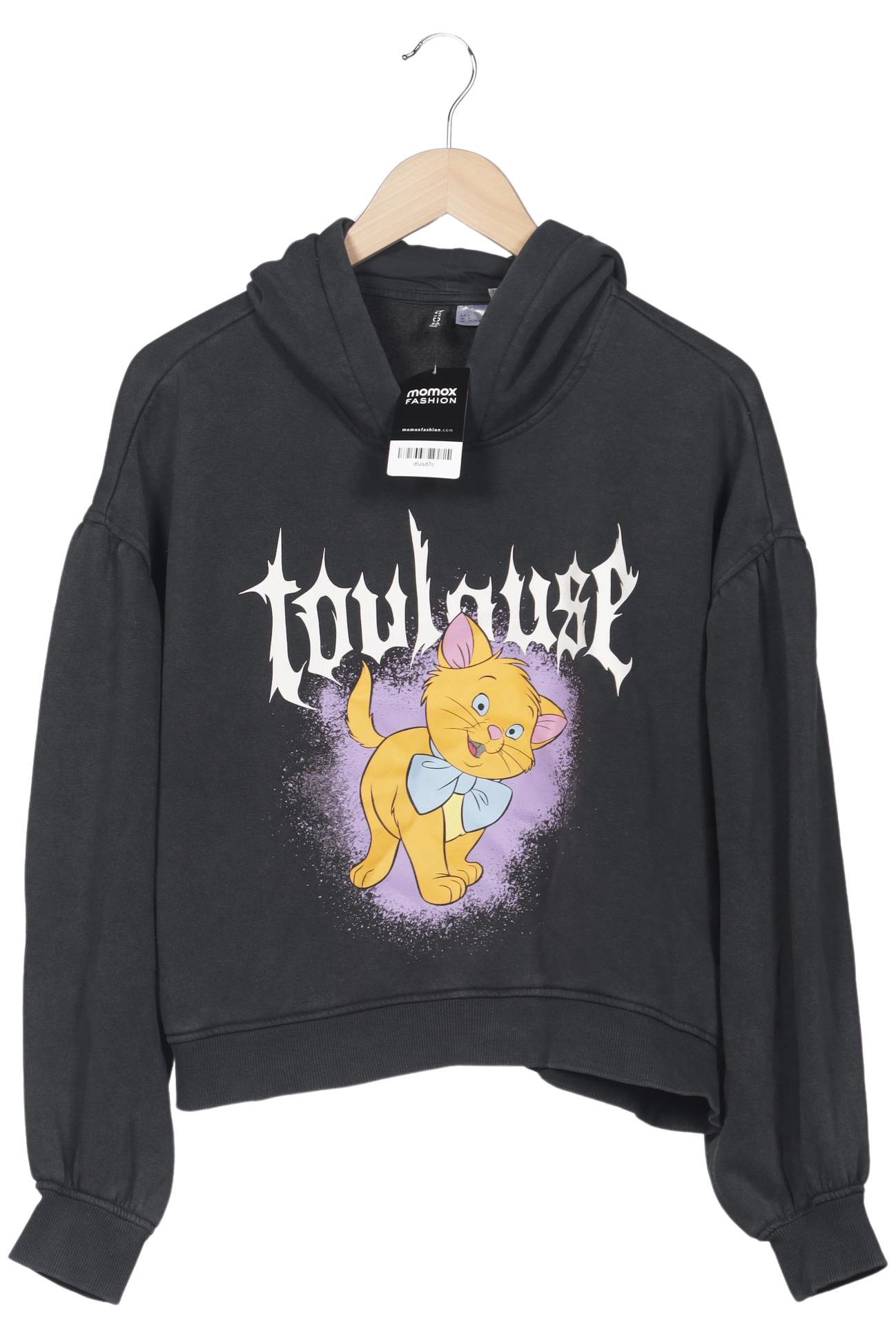 

H&M Damen Kapuzenpullover, grau, Gr. 42