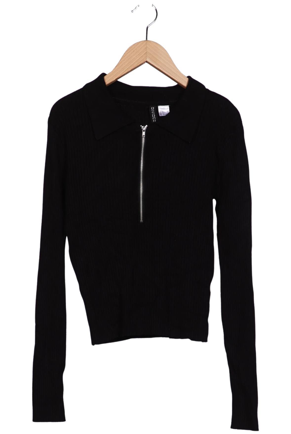 

H&M Damen Pullover, schwarz, Gr. 36