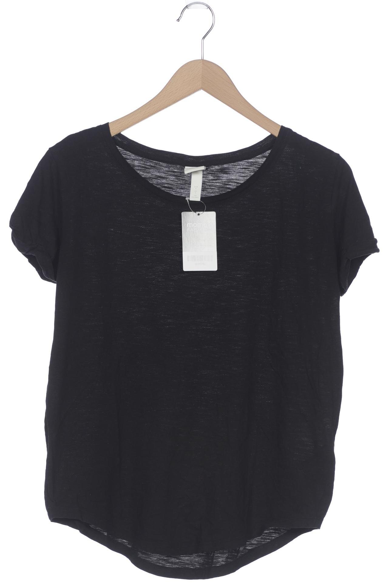 

H&M Damen T-Shirt, schwarz, Gr. 36