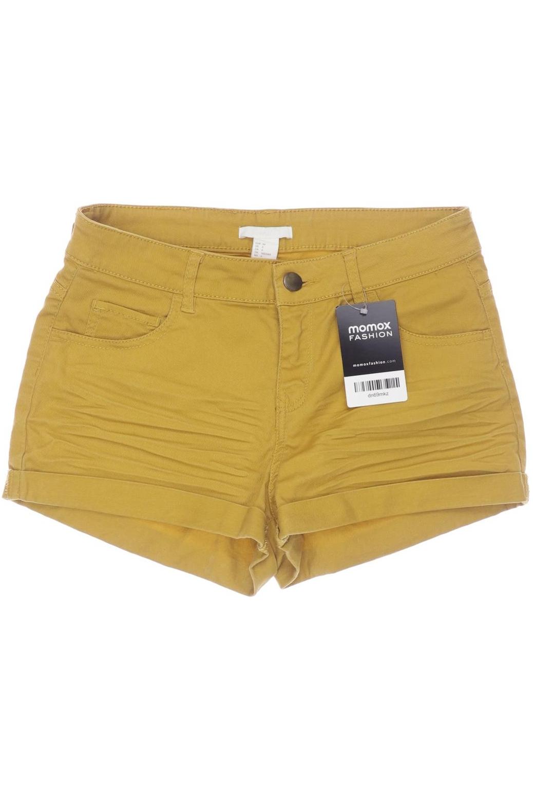 Thumbnail - H&amp;M Damen Shorts, gelb, Gr. 34