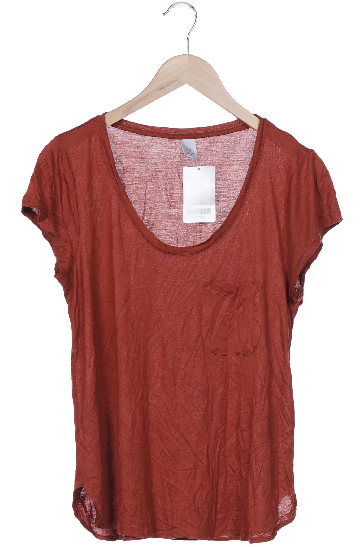 

H&M Damen T-Shirt, braun, Gr. 38