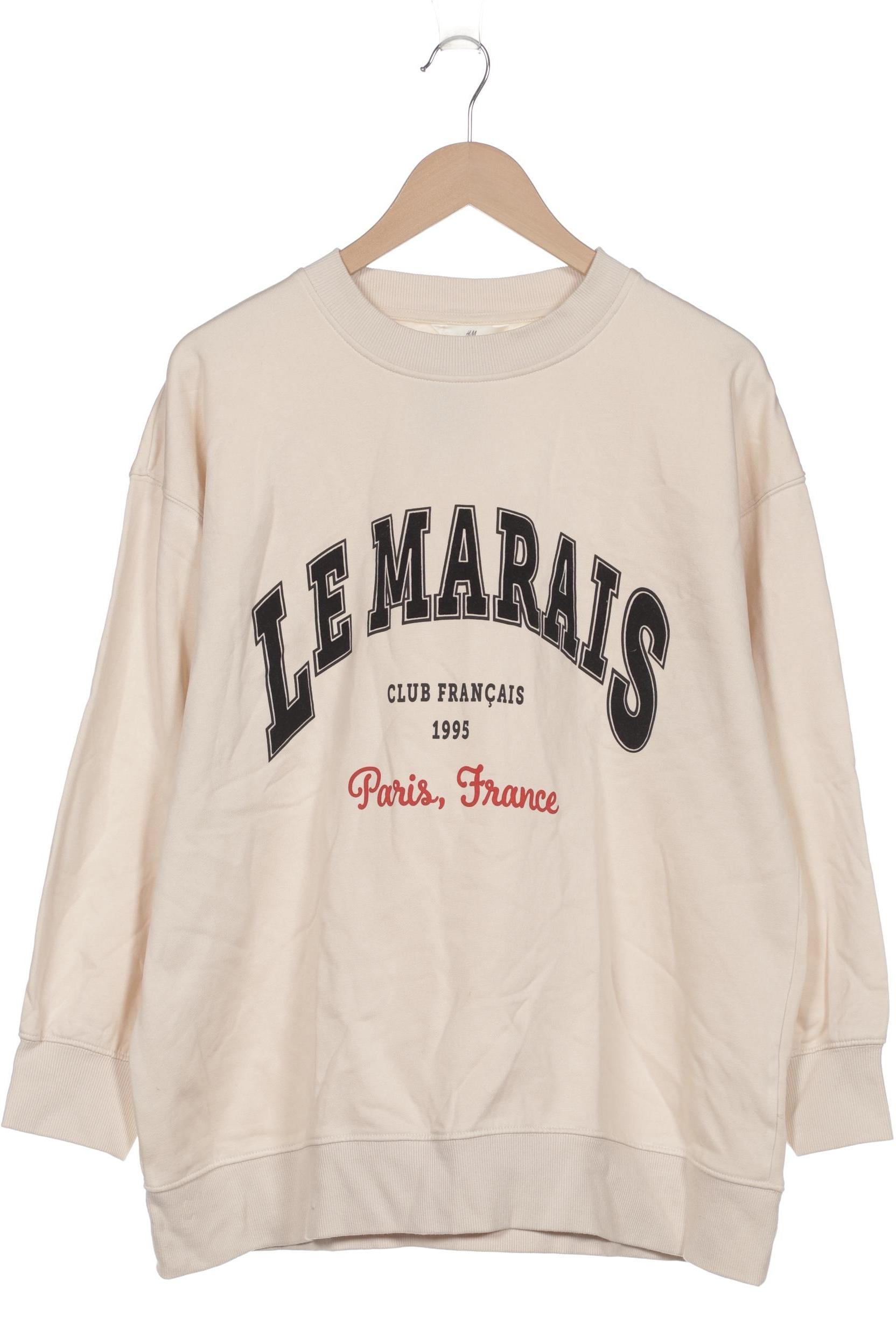 

H&M Damen Sweatshirt, cremeweiß, Gr. 38
