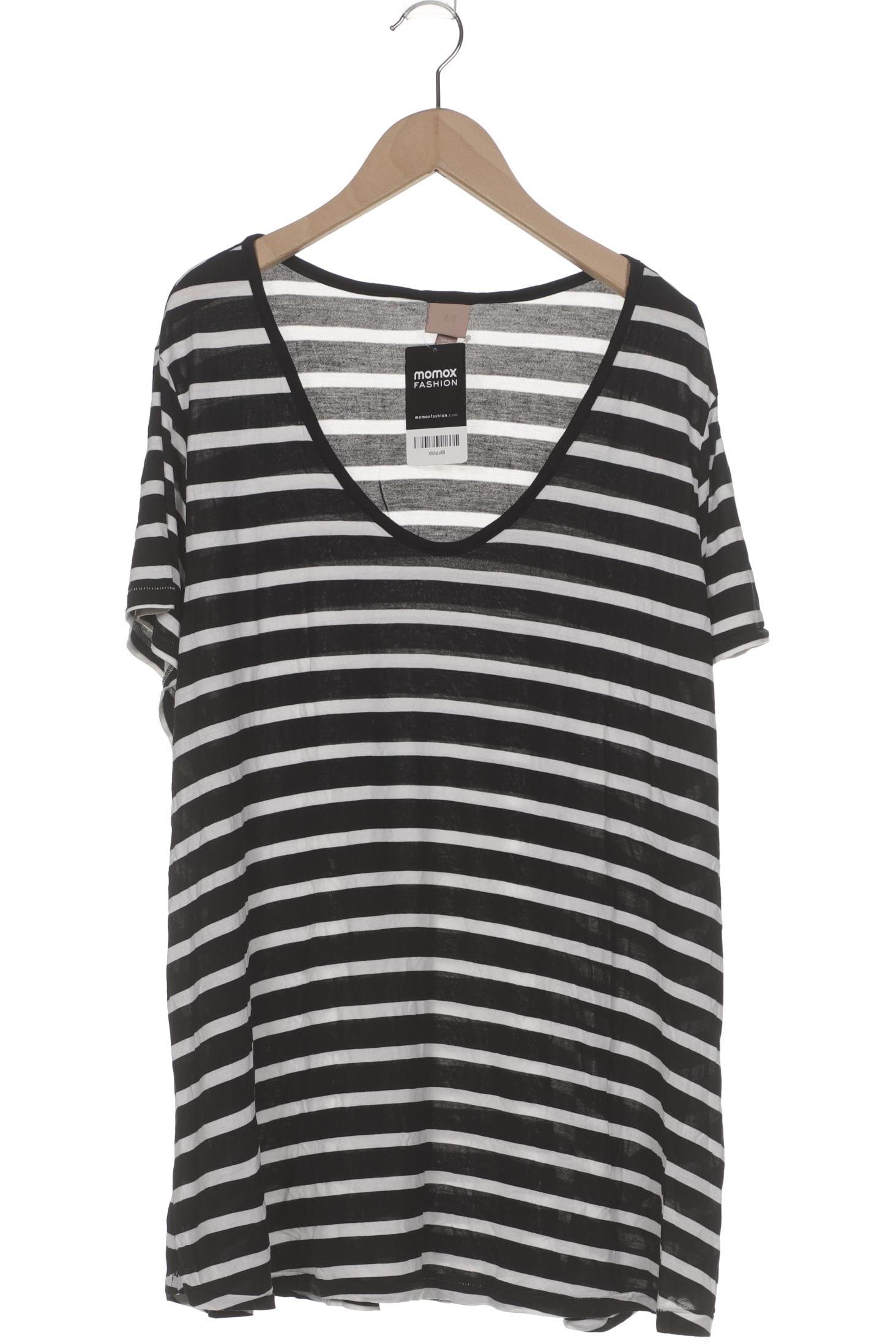 

H&M Damen T-Shirt, schwarz, Gr. 46