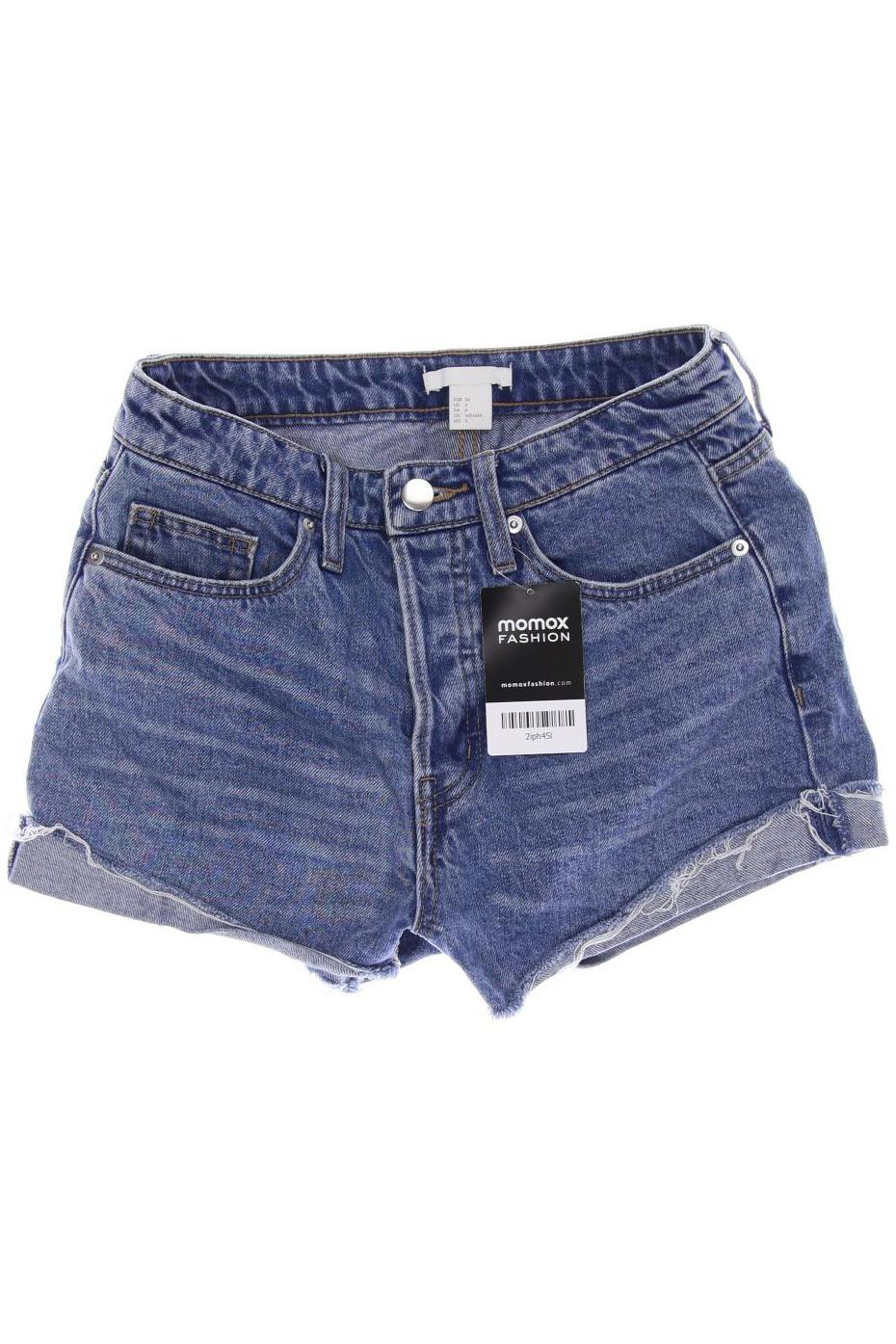 

H&M Damen Shorts, blau, Gr. 34
