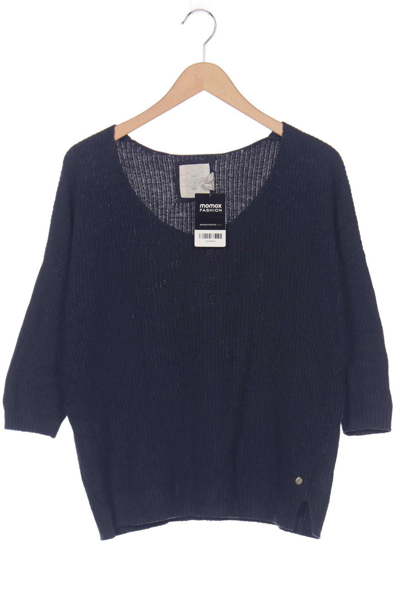 

H&M Damen Pullover, marineblau, Gr. 42