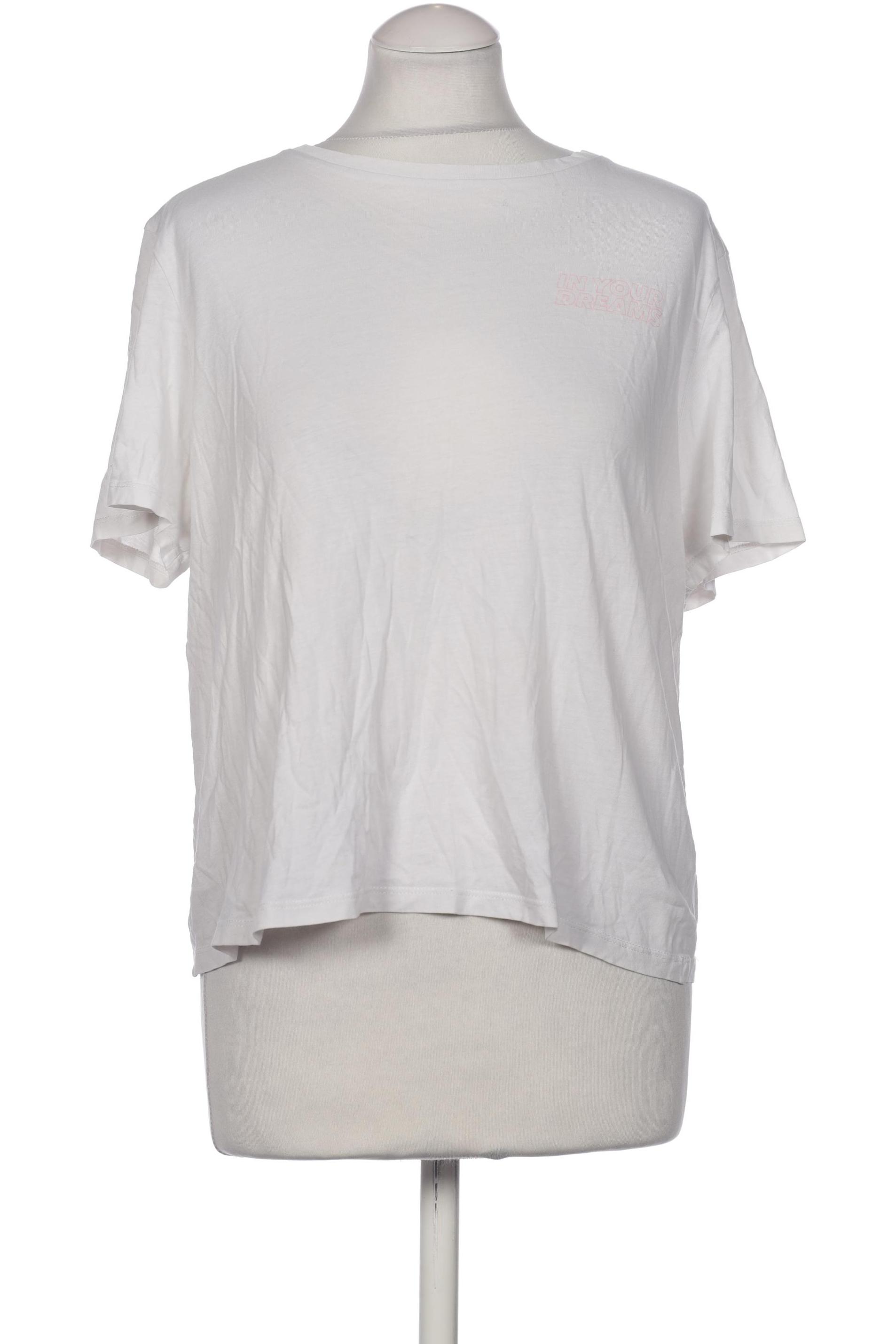 

H&M Damen T-Shirt, weiß, Gr. 38