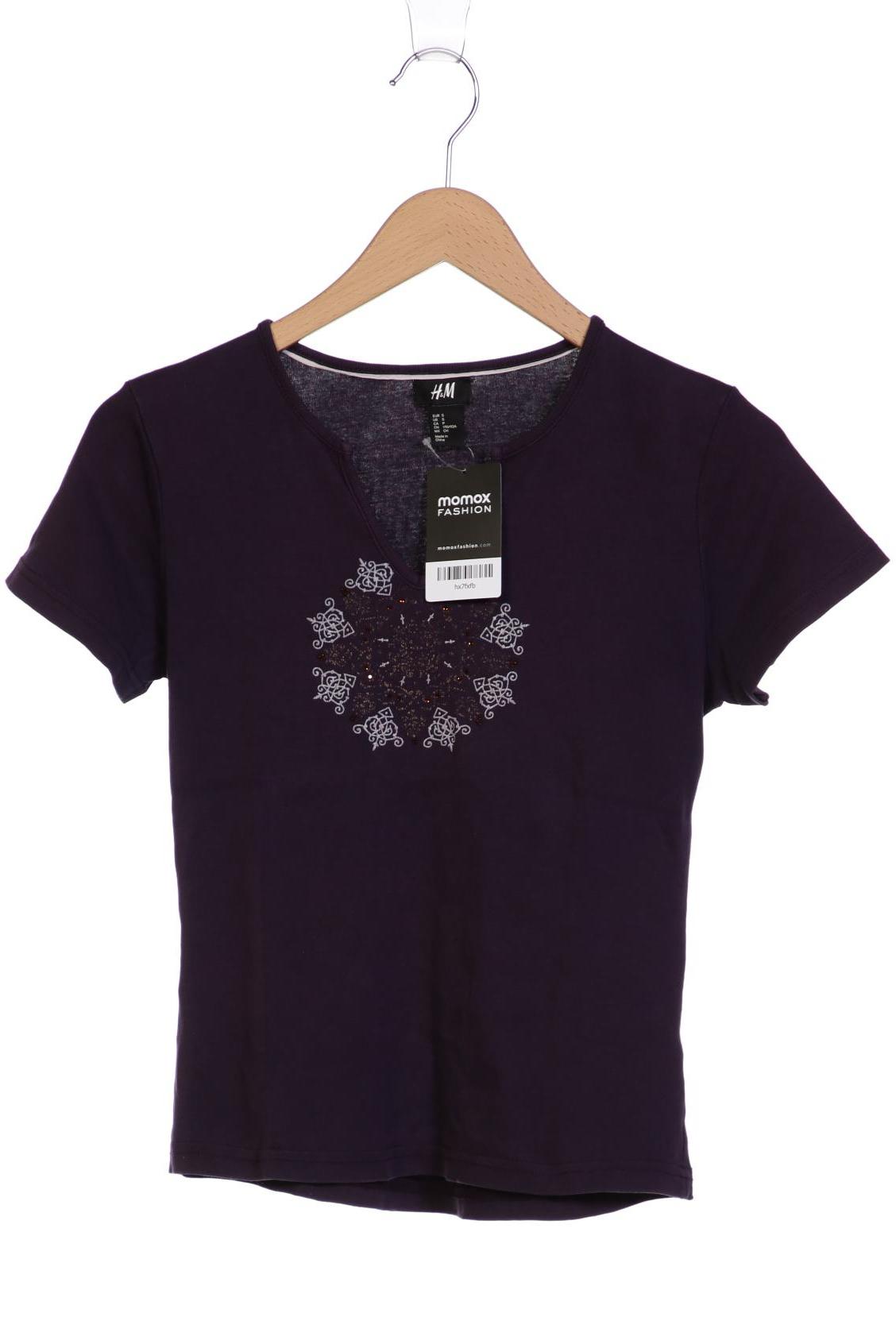 

H&M Damen T-Shirt, flieder, Gr. 36