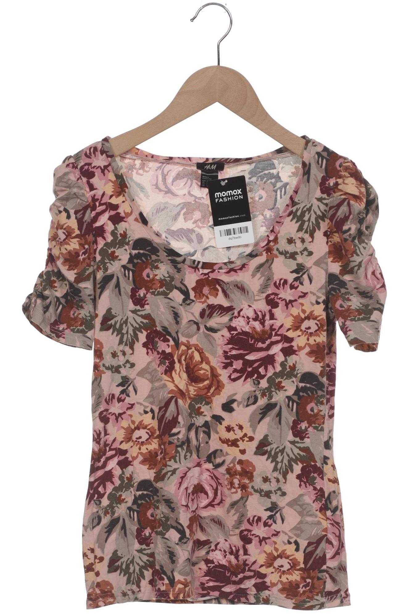 

H&M Damen T-Shirt, mehrfarbig, Gr. 36
