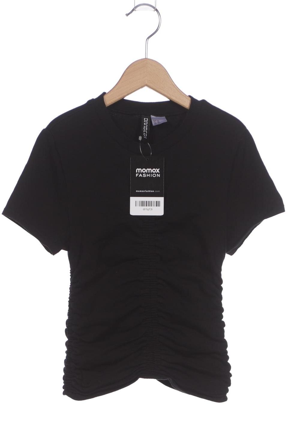 

H&M Damen T-Shirt, schwarz, Gr. 34