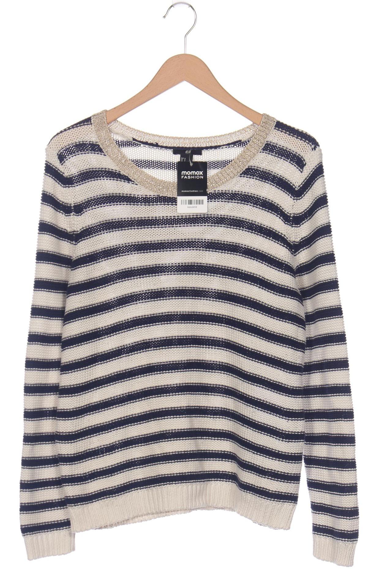

H&M Damen Pullover, weiß, Gr. 38