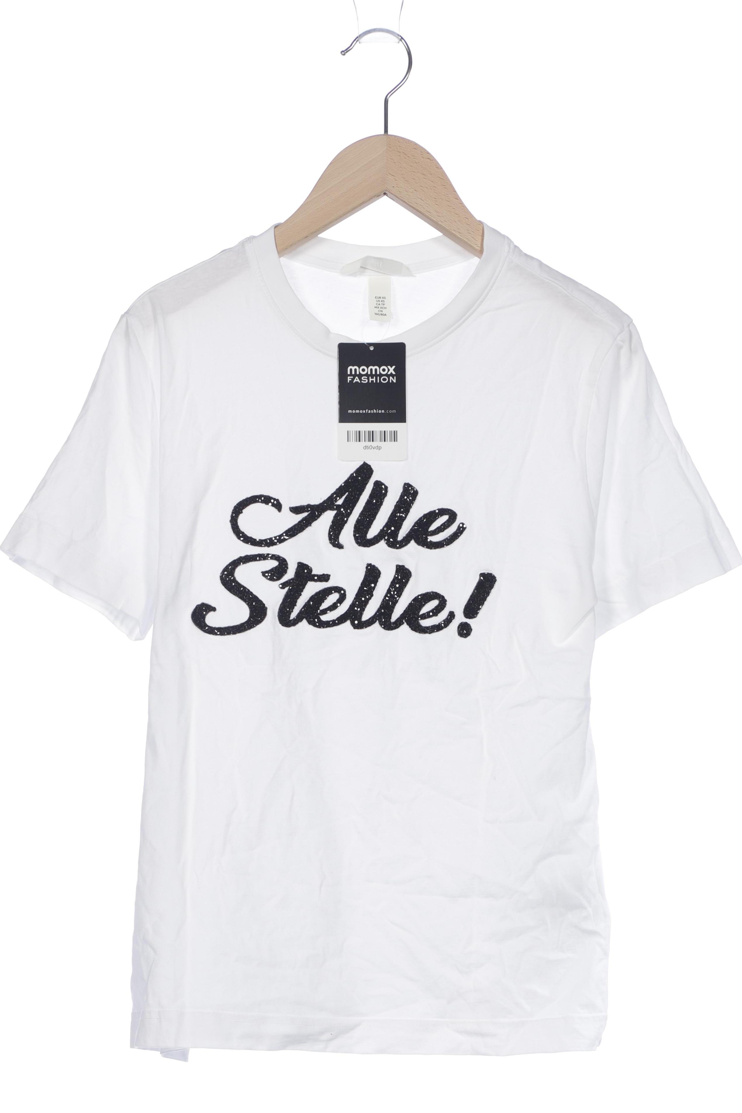 

H&M Damen T-Shirt, weiß, Gr. 34