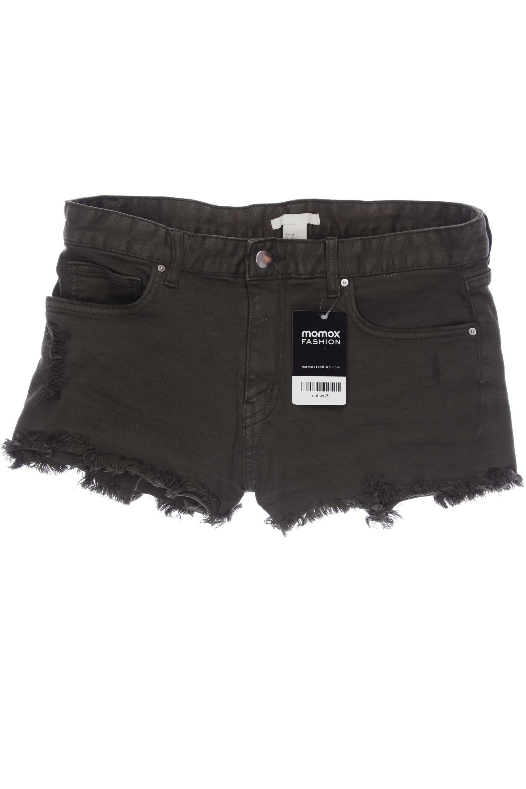 

H&M Damen Shorts, grün, Gr. 38