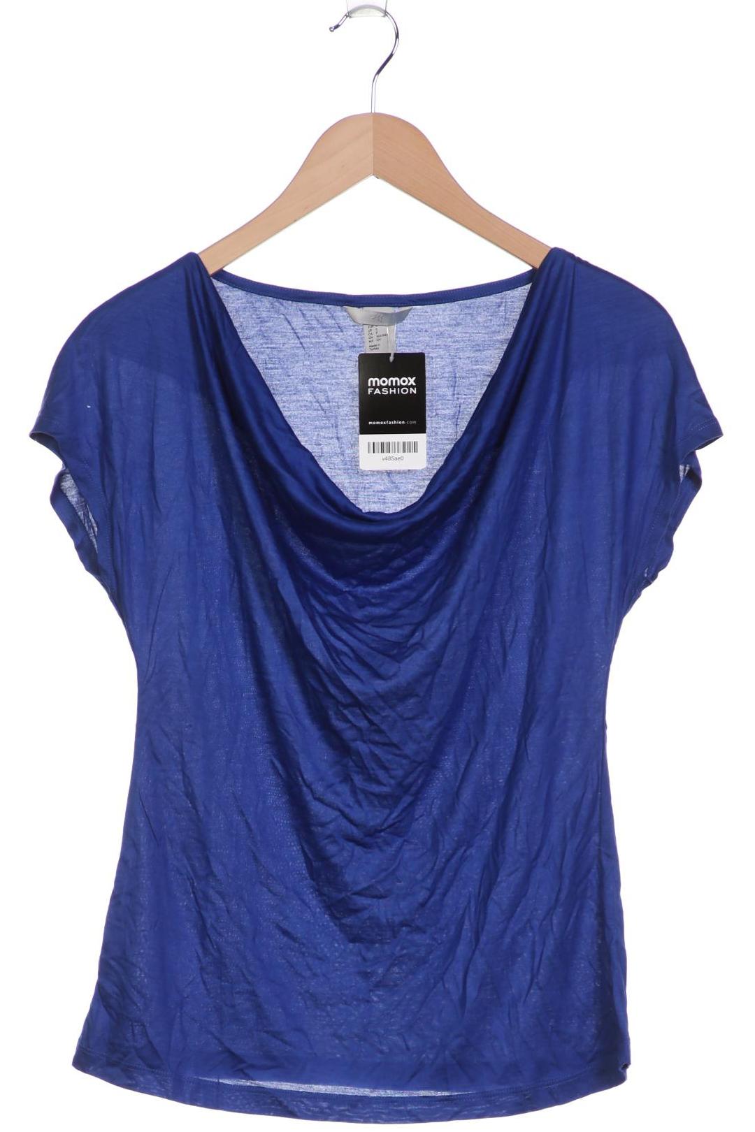 

H&M Damen T-Shirt, marineblau, Gr. 36